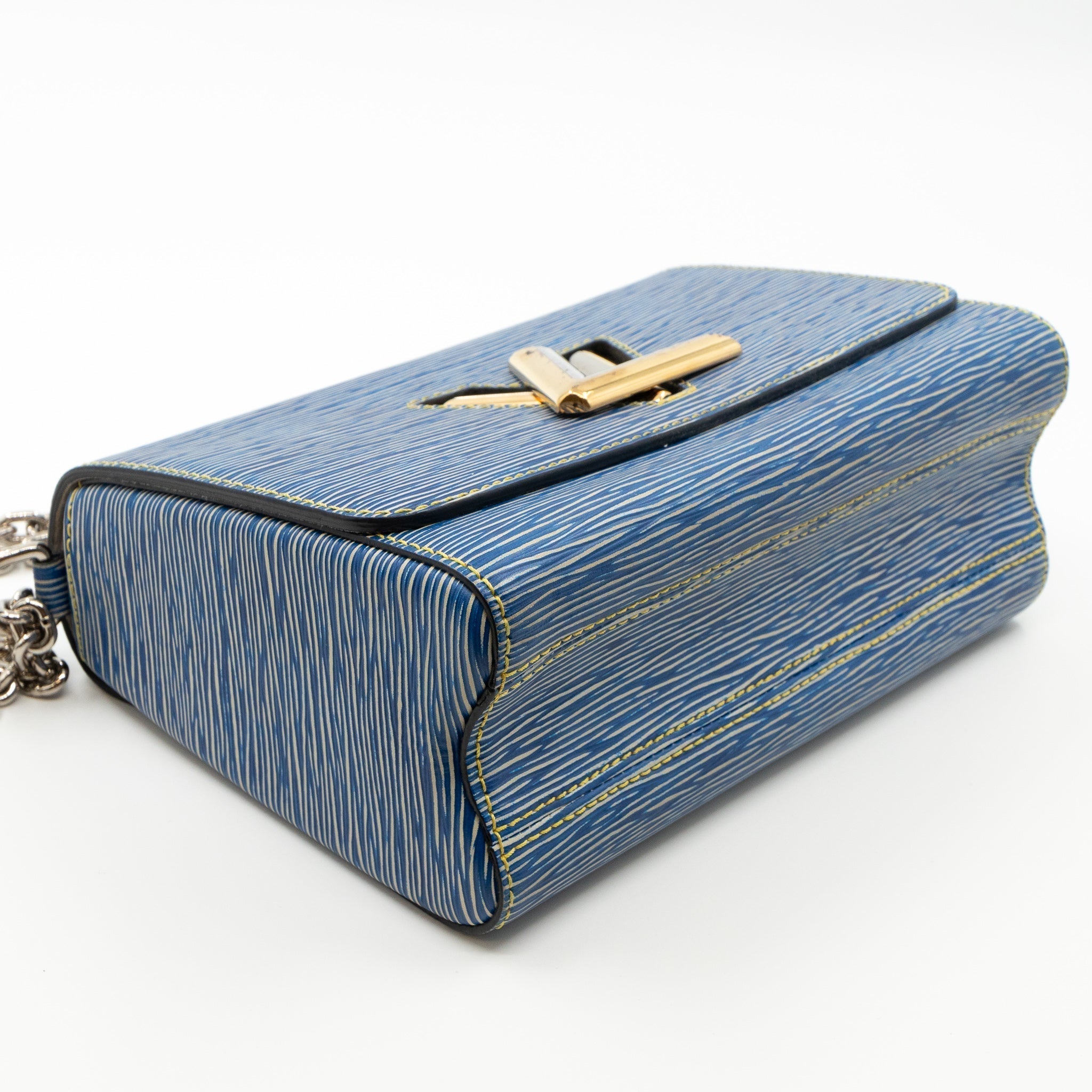 Twist MM Epi Leather Denim