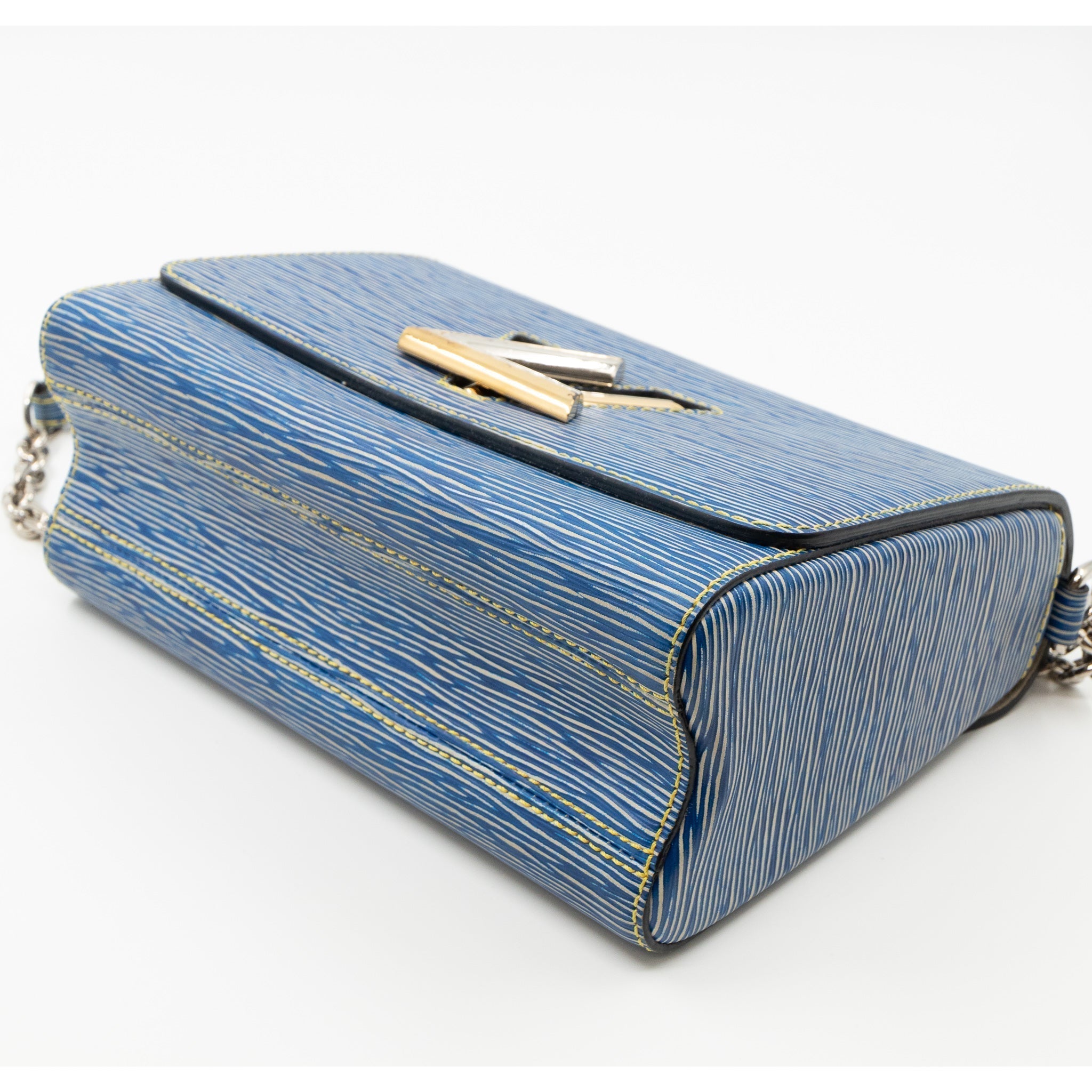 Twist MM Epi Leather Denim