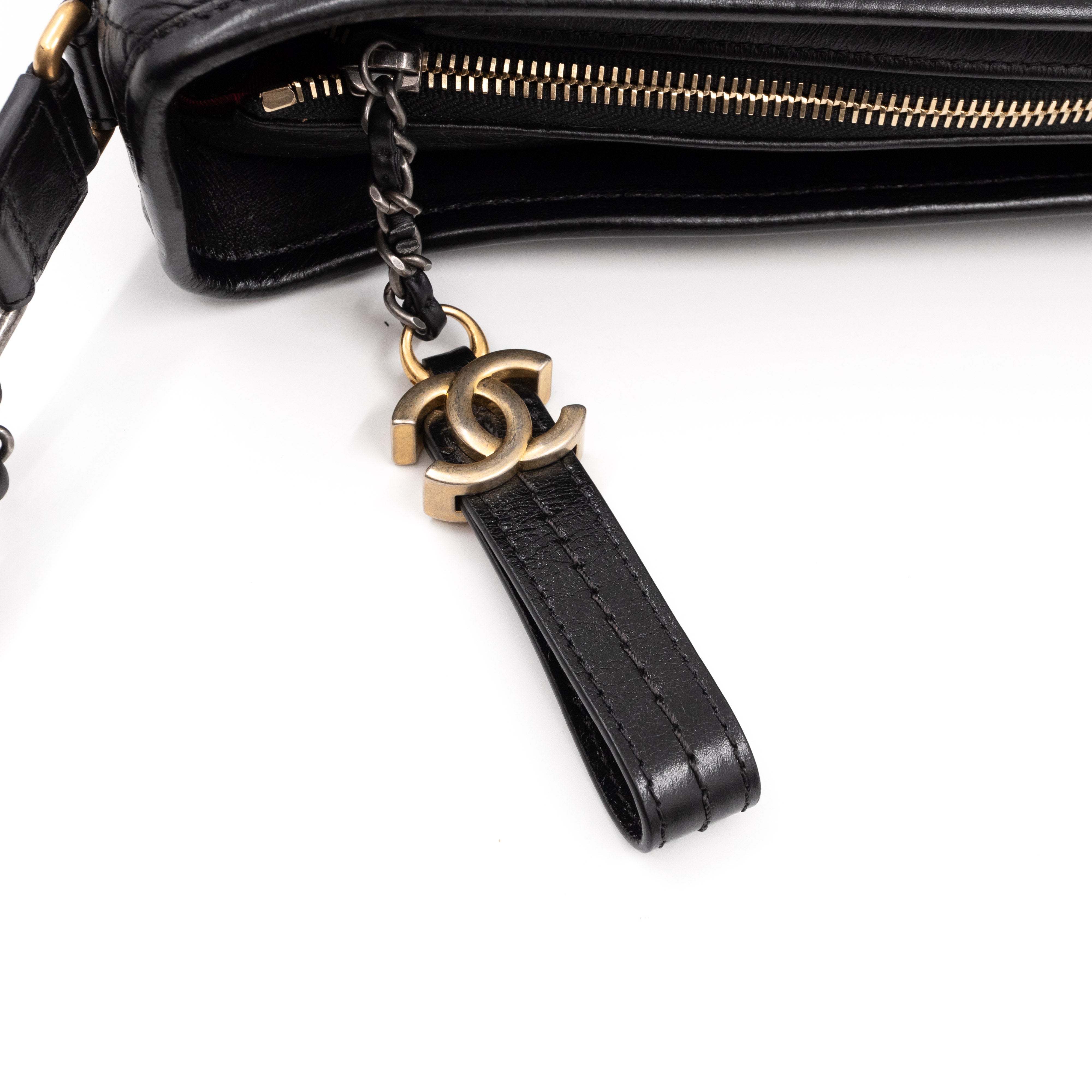 Gabrielle Hobo Large Black Calf Leather