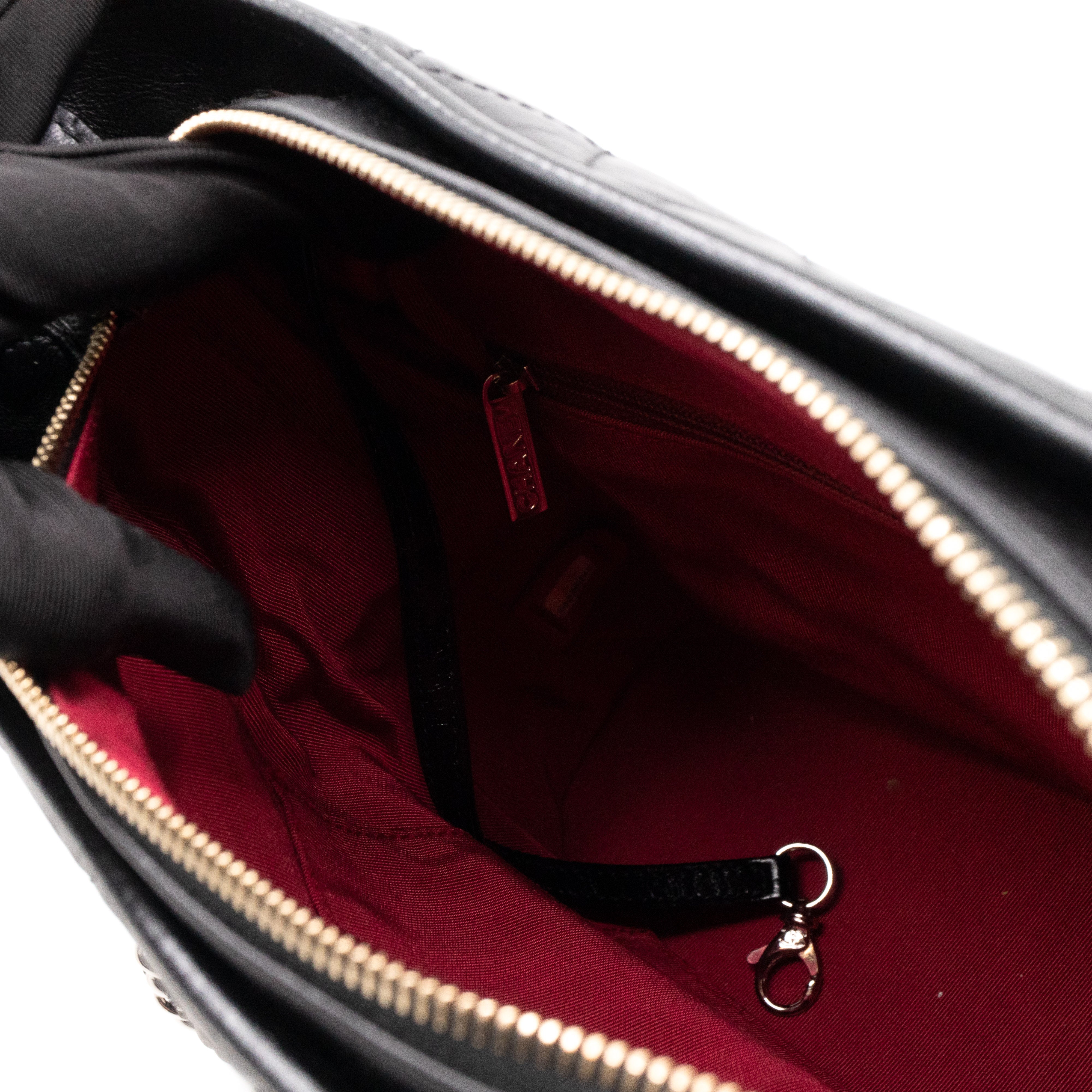 Gabrielle Hobo Large Black Calf Leather