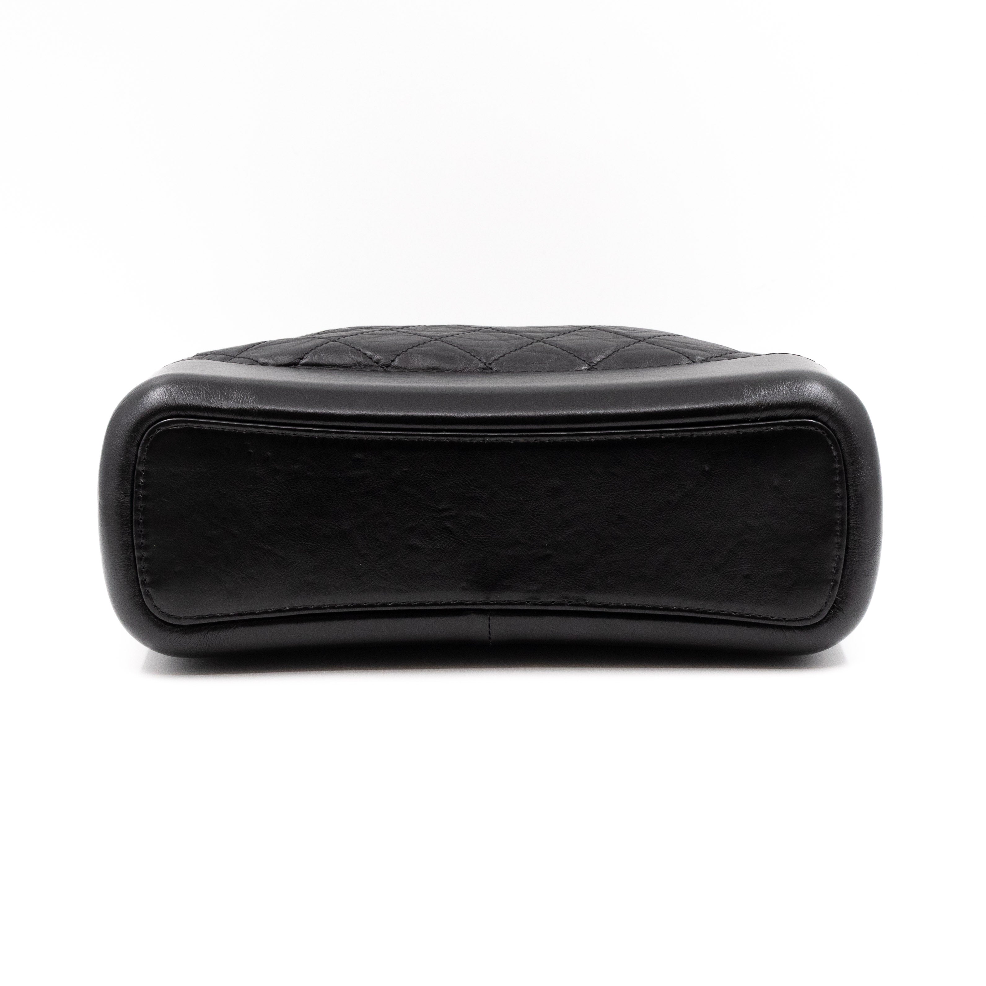 Gabrielle Hobo Large Black Calf Leather