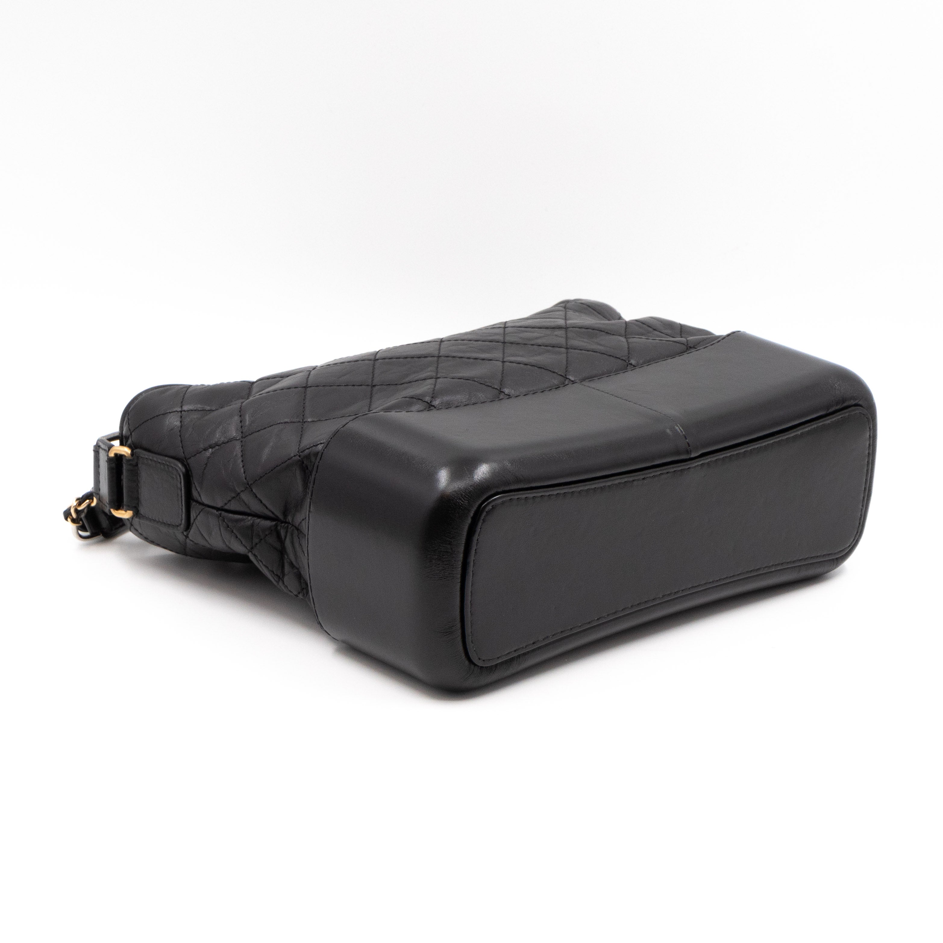 Gabrielle Hobo Large Black Calf Leather