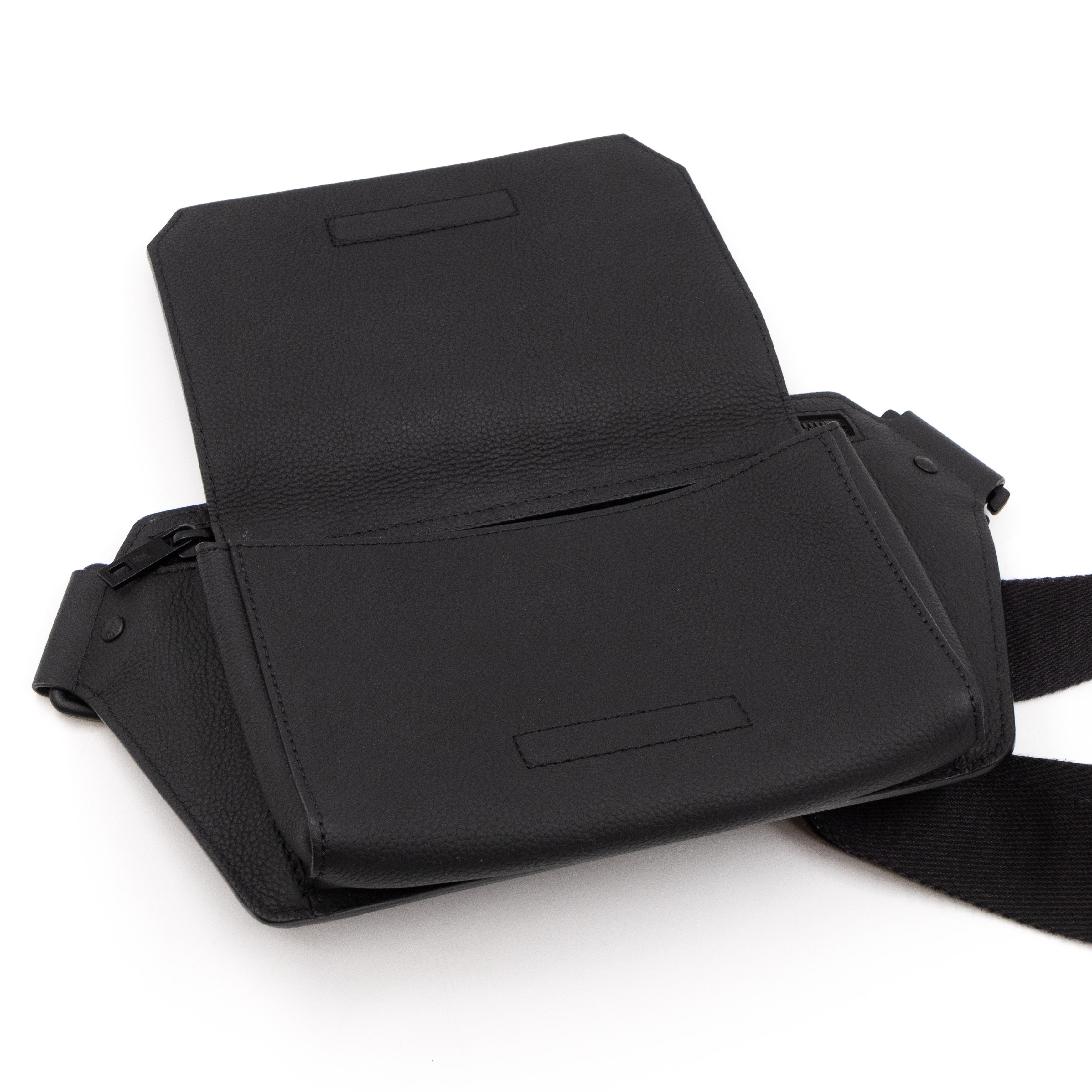 LV Aerogram Takeoff Sling Bag Black Leather