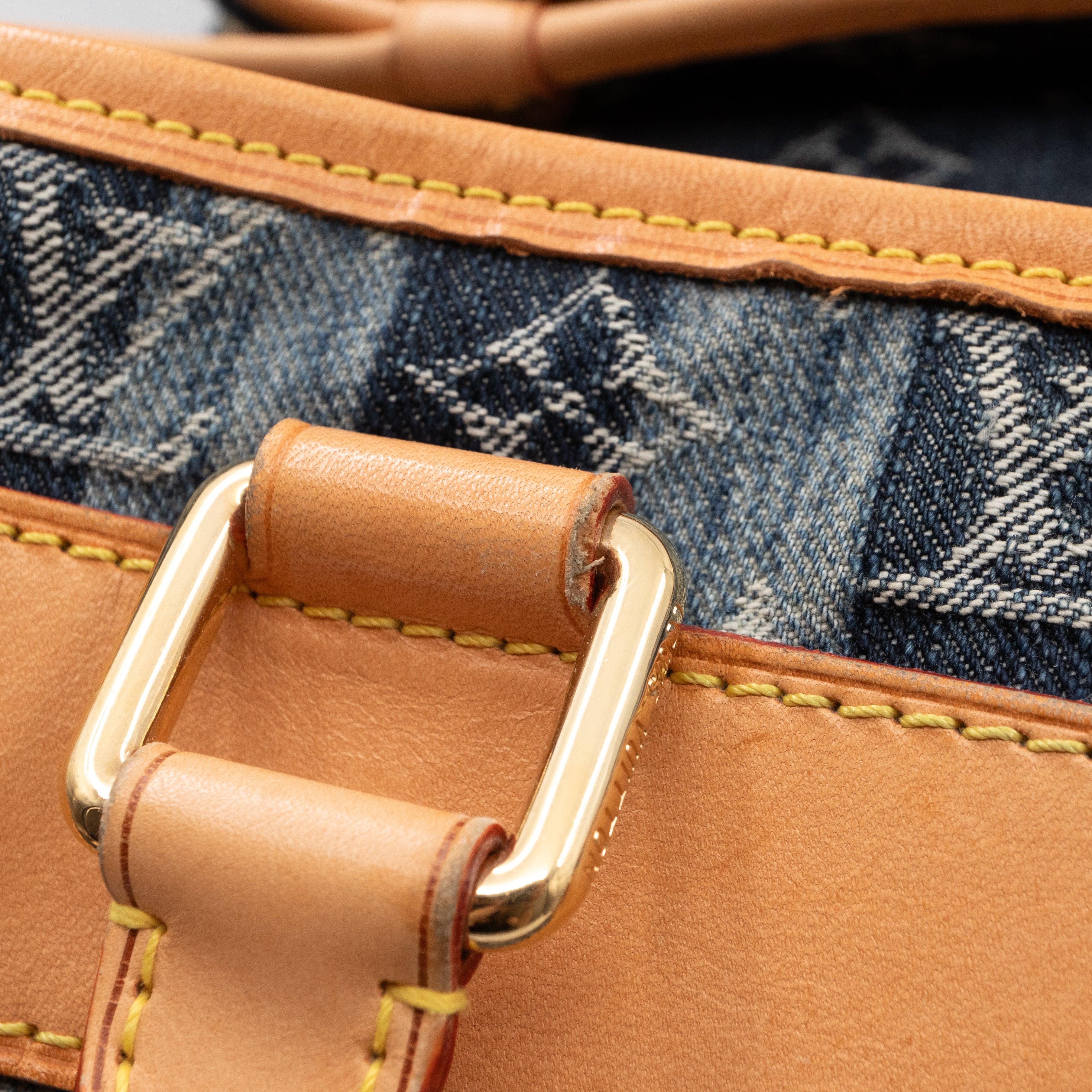 Porte Epaule Cruise Raye Cabas GM Blue Denim