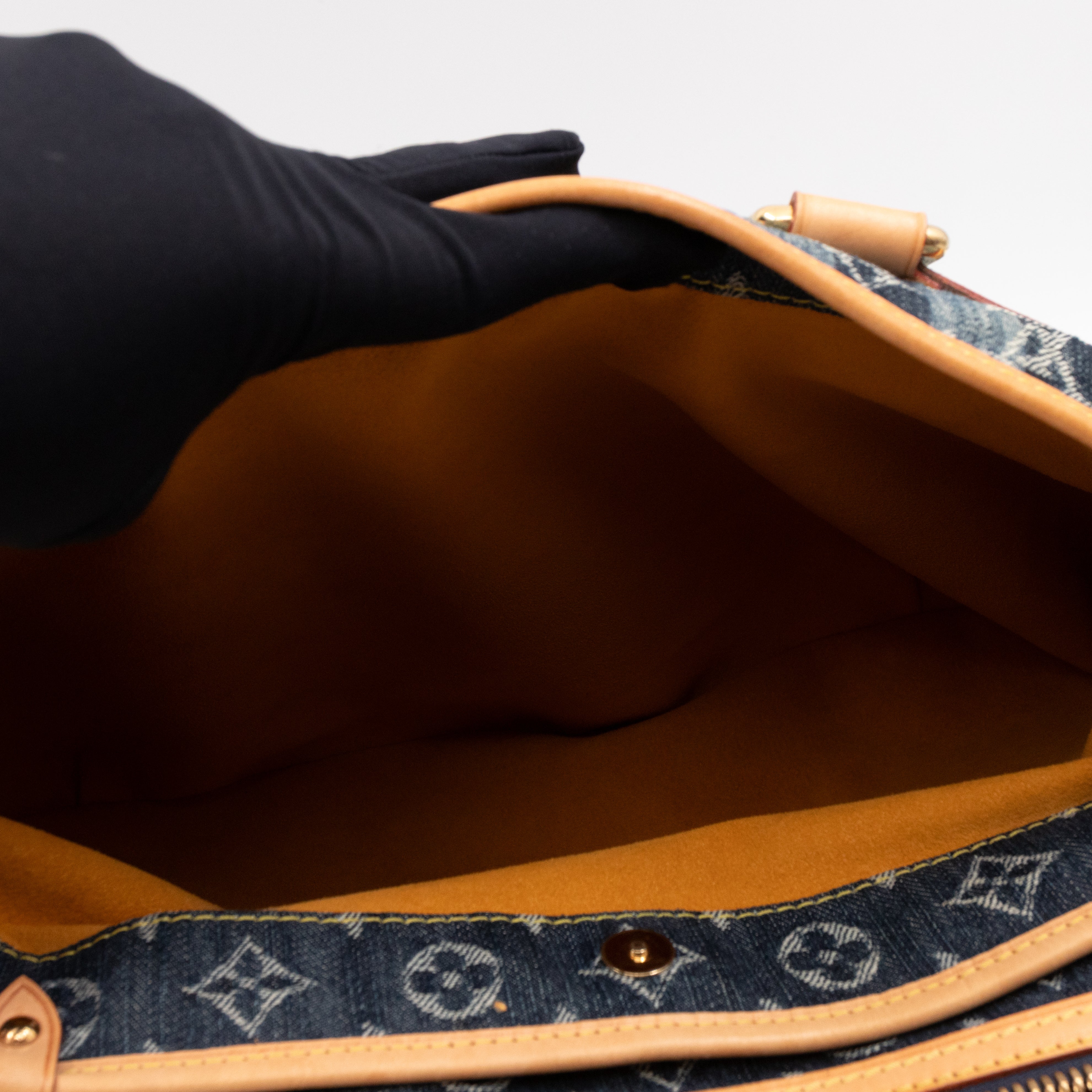 Porte Epaule Cruise Raye Cabas GM Blue Denim