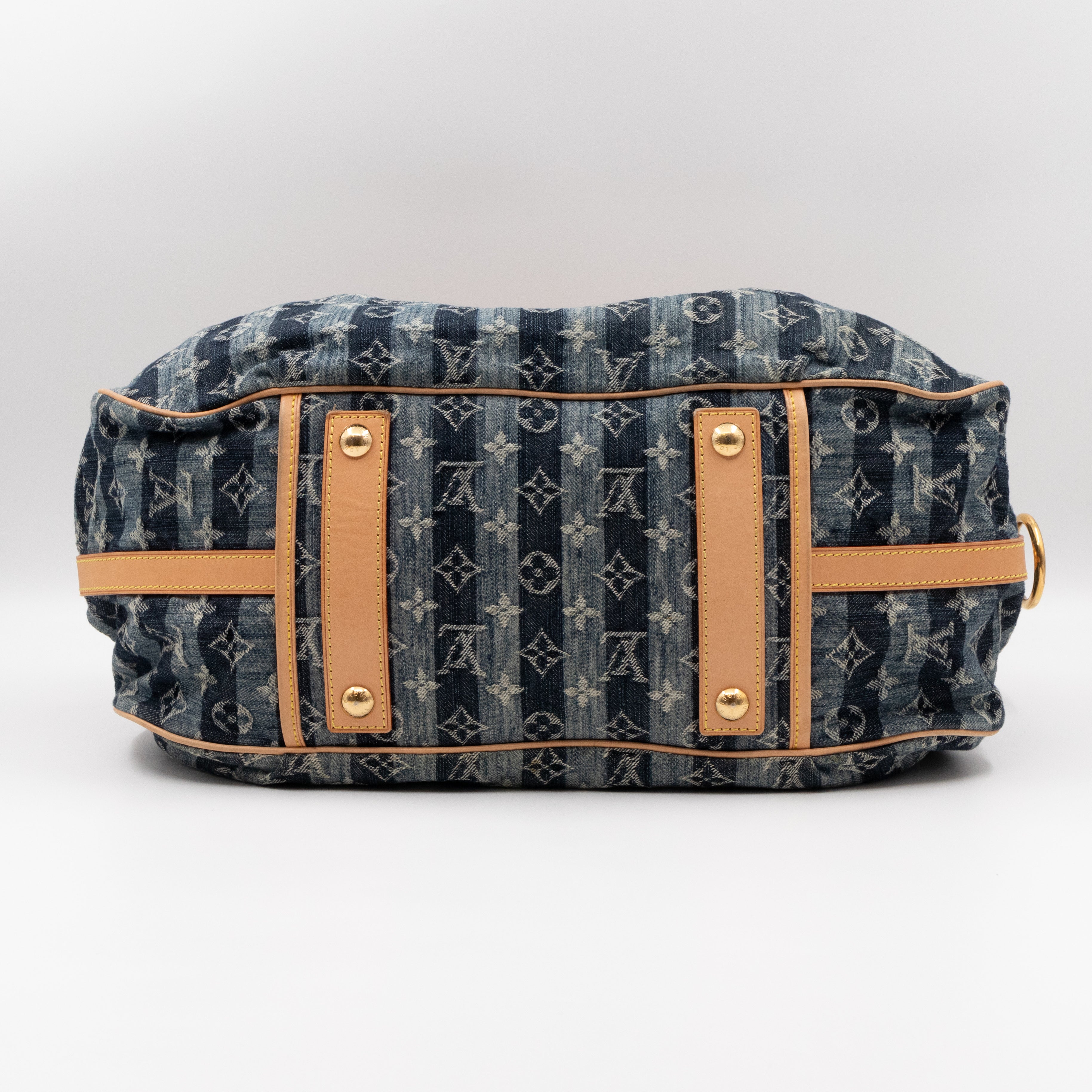 Porte Epaule Cruise Raye Cabas GM Blue Denim