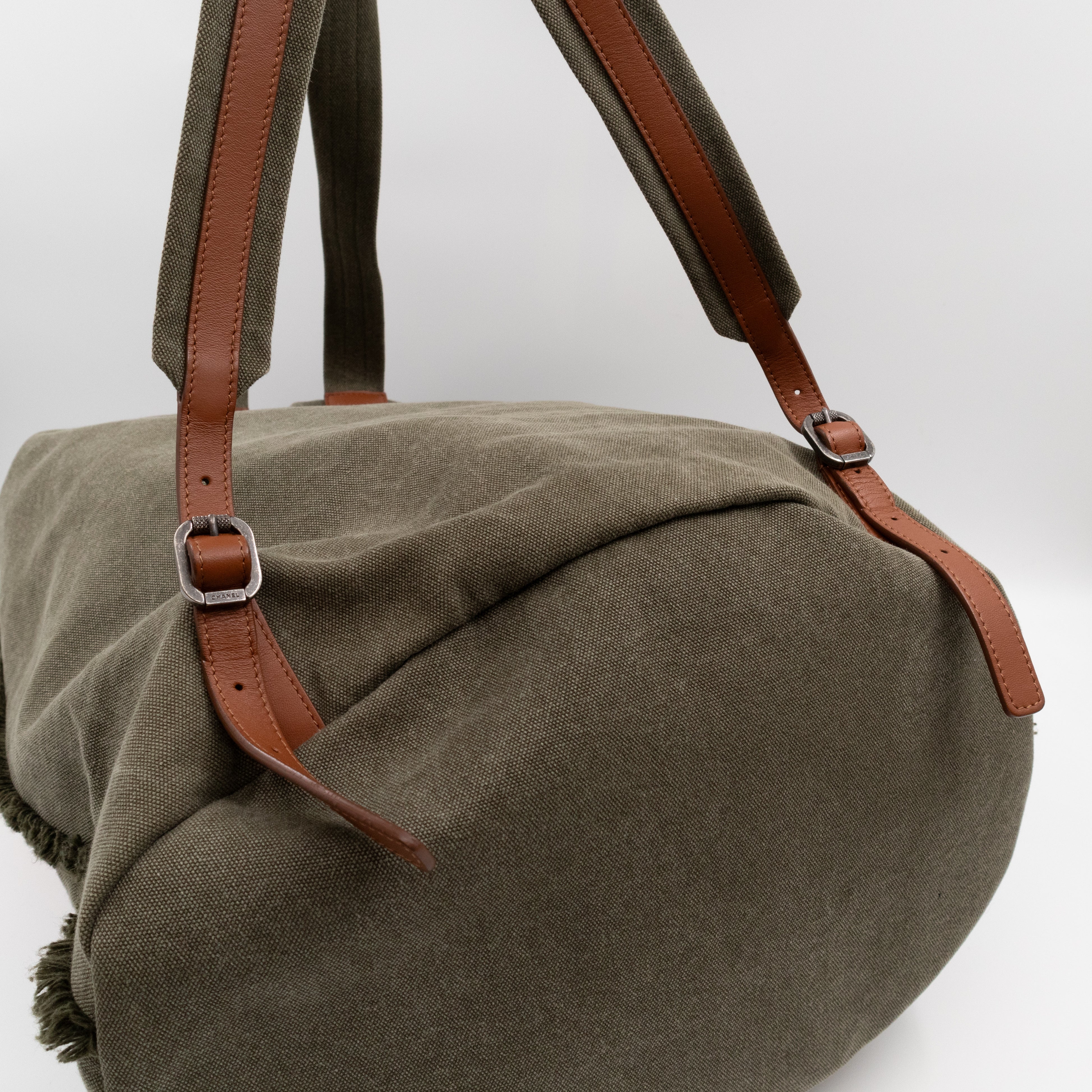 Cuba La Habana Backpack Green Sequin Canvas