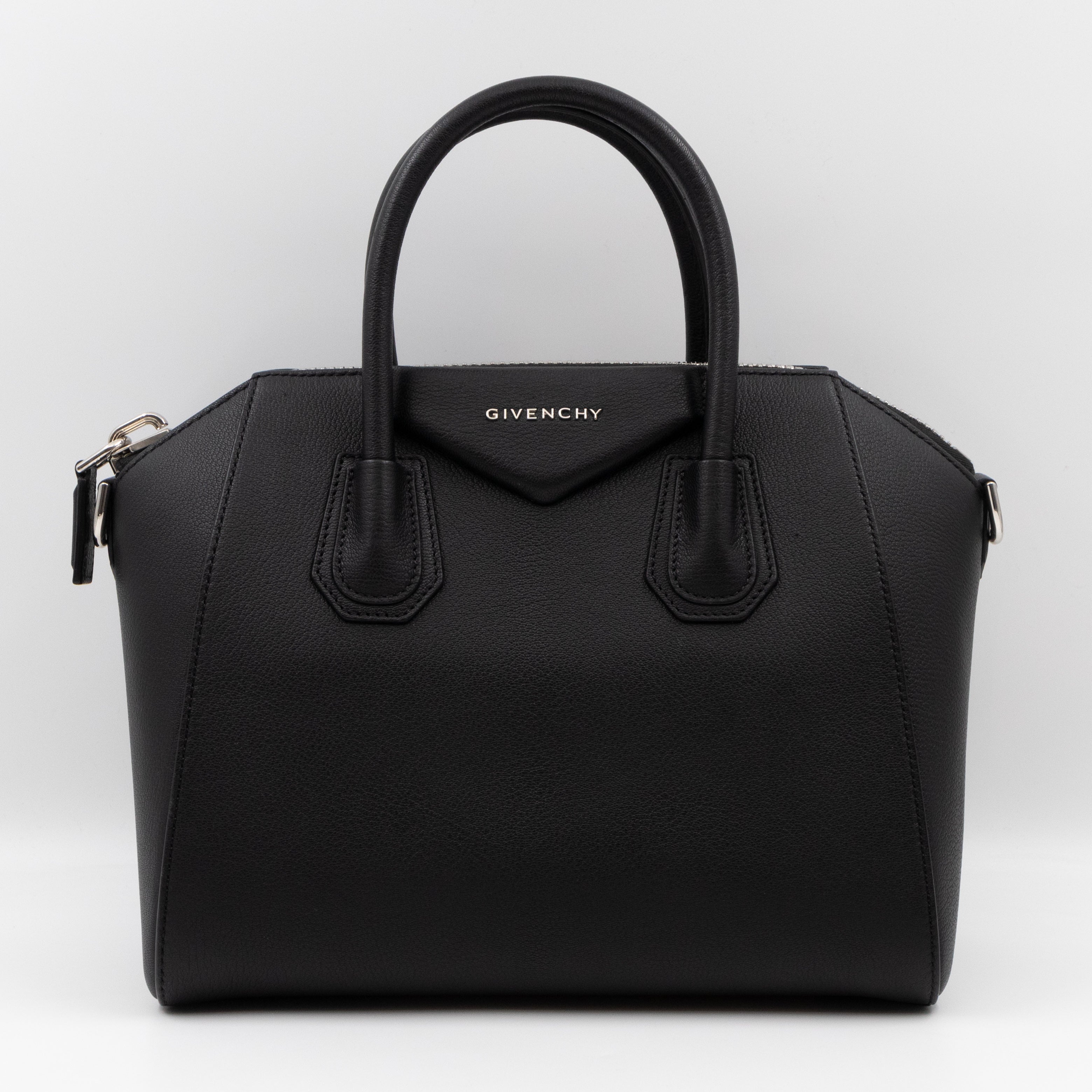 Antigona Small Black Leather