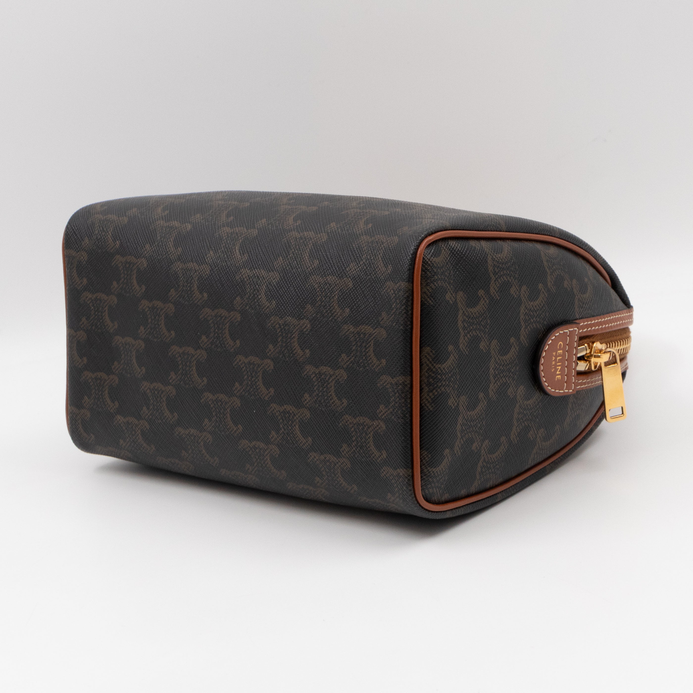 Small Boston Bag Triomphe Canvas