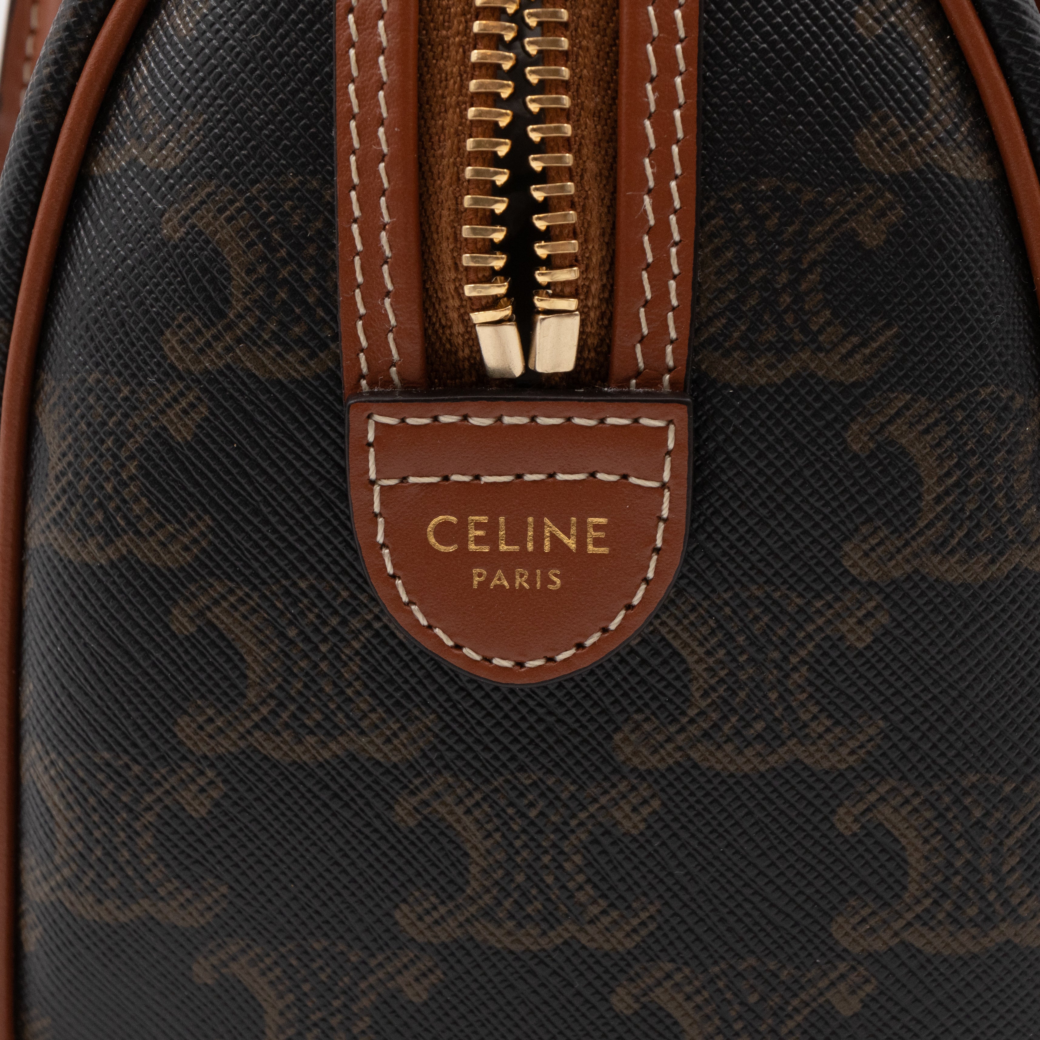 Small Boston Bag Triomphe Canvas