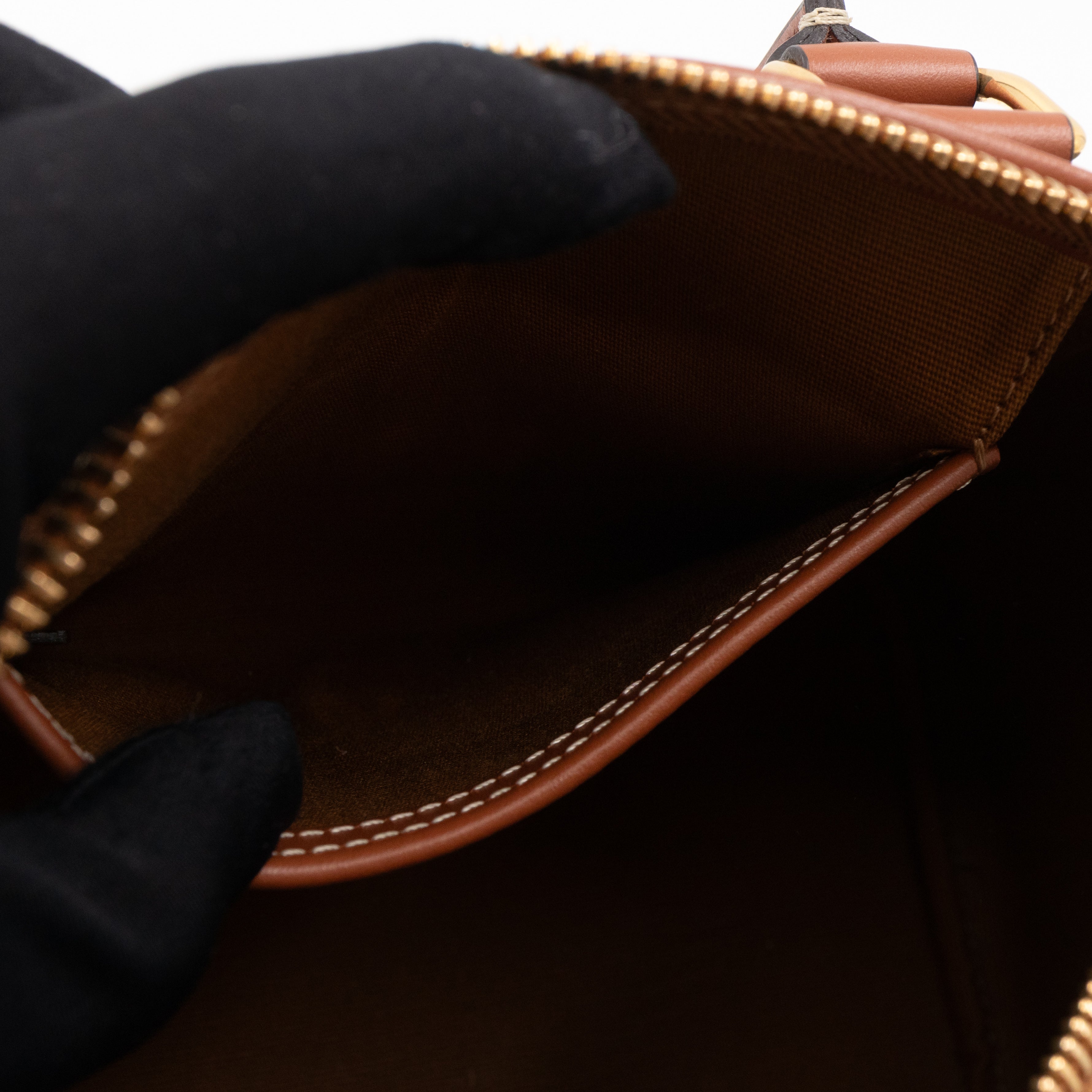 Small Boston Bag Triomphe Canvas