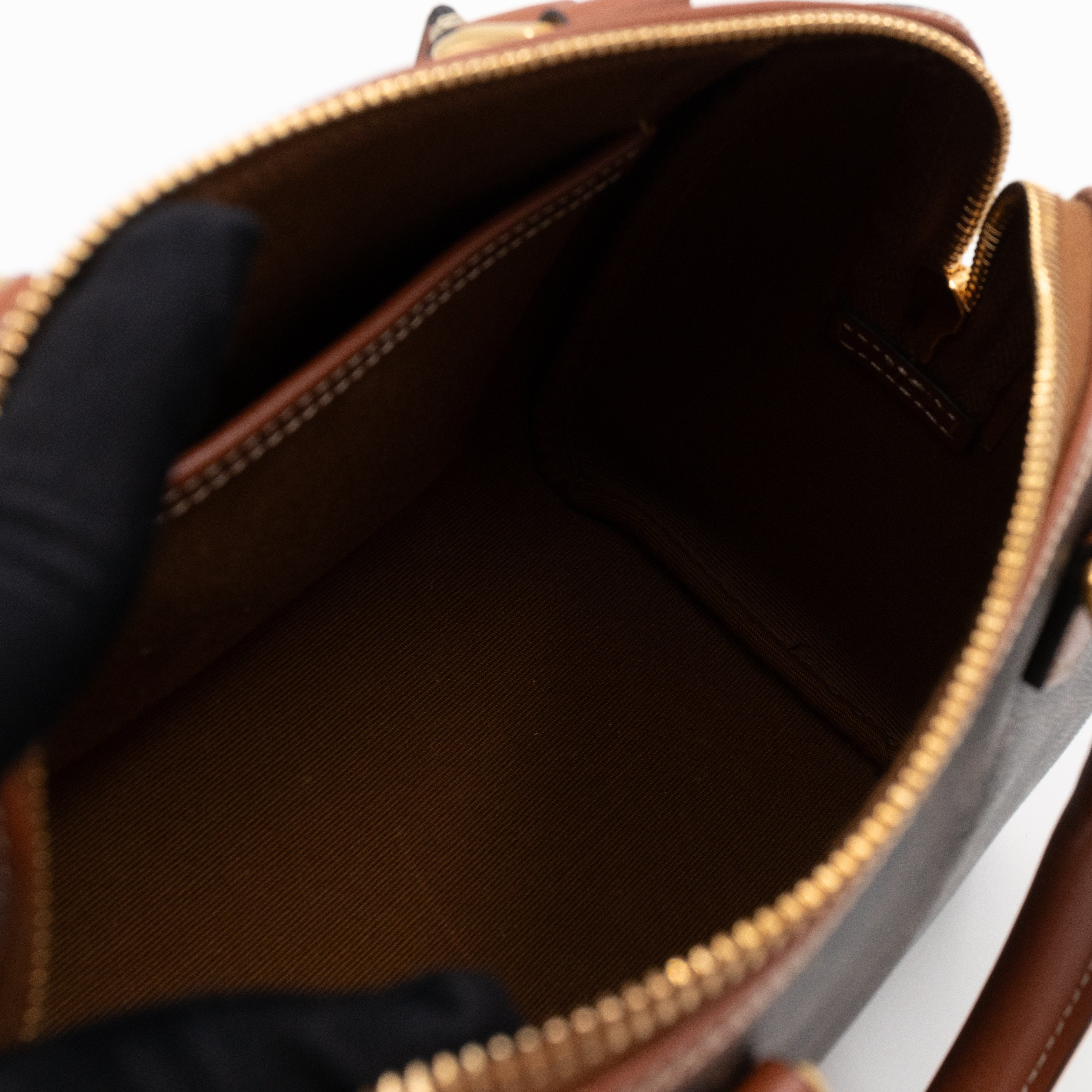 Small Boston Bag Triomphe Canvas