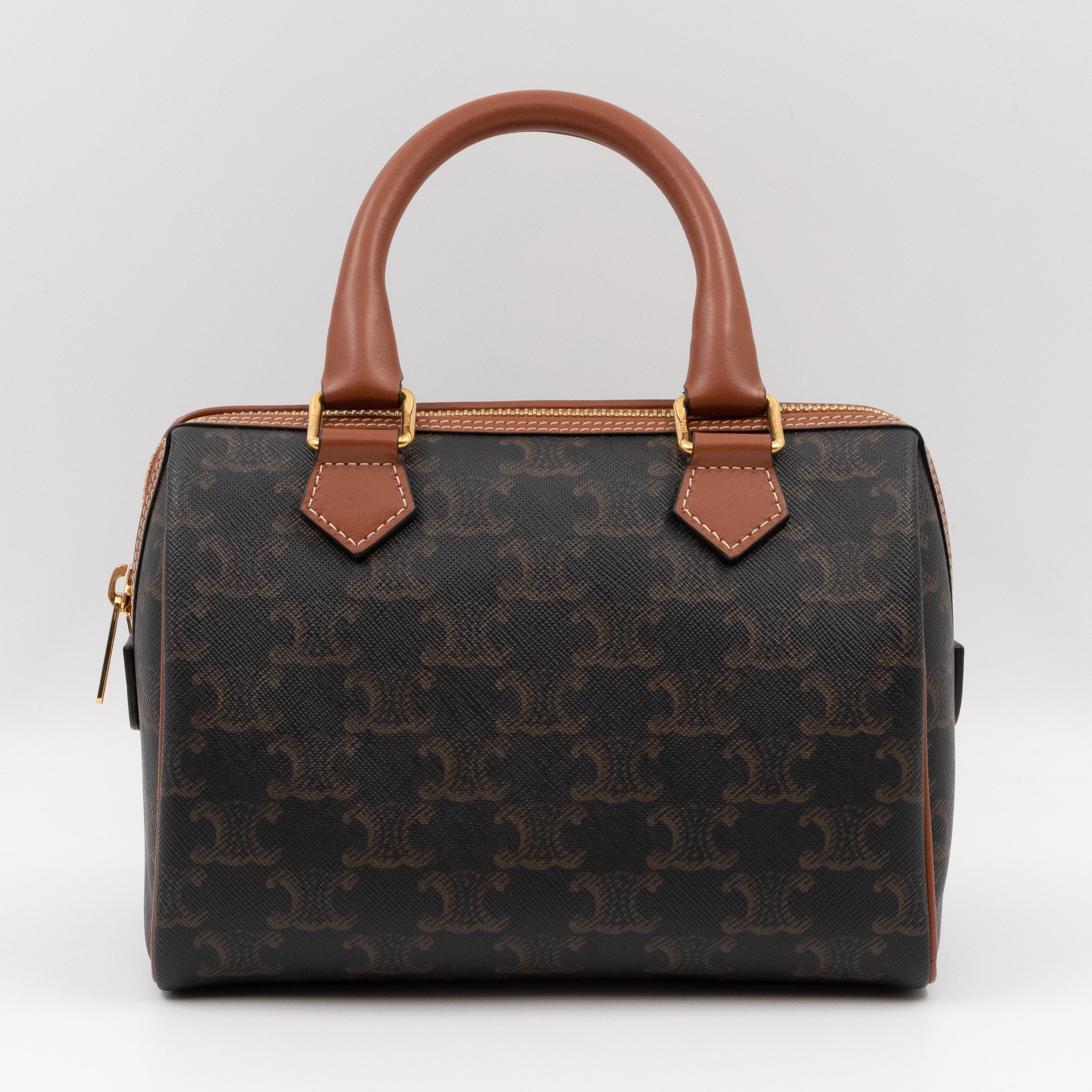 Small Boston Bag Triomphe Canvas