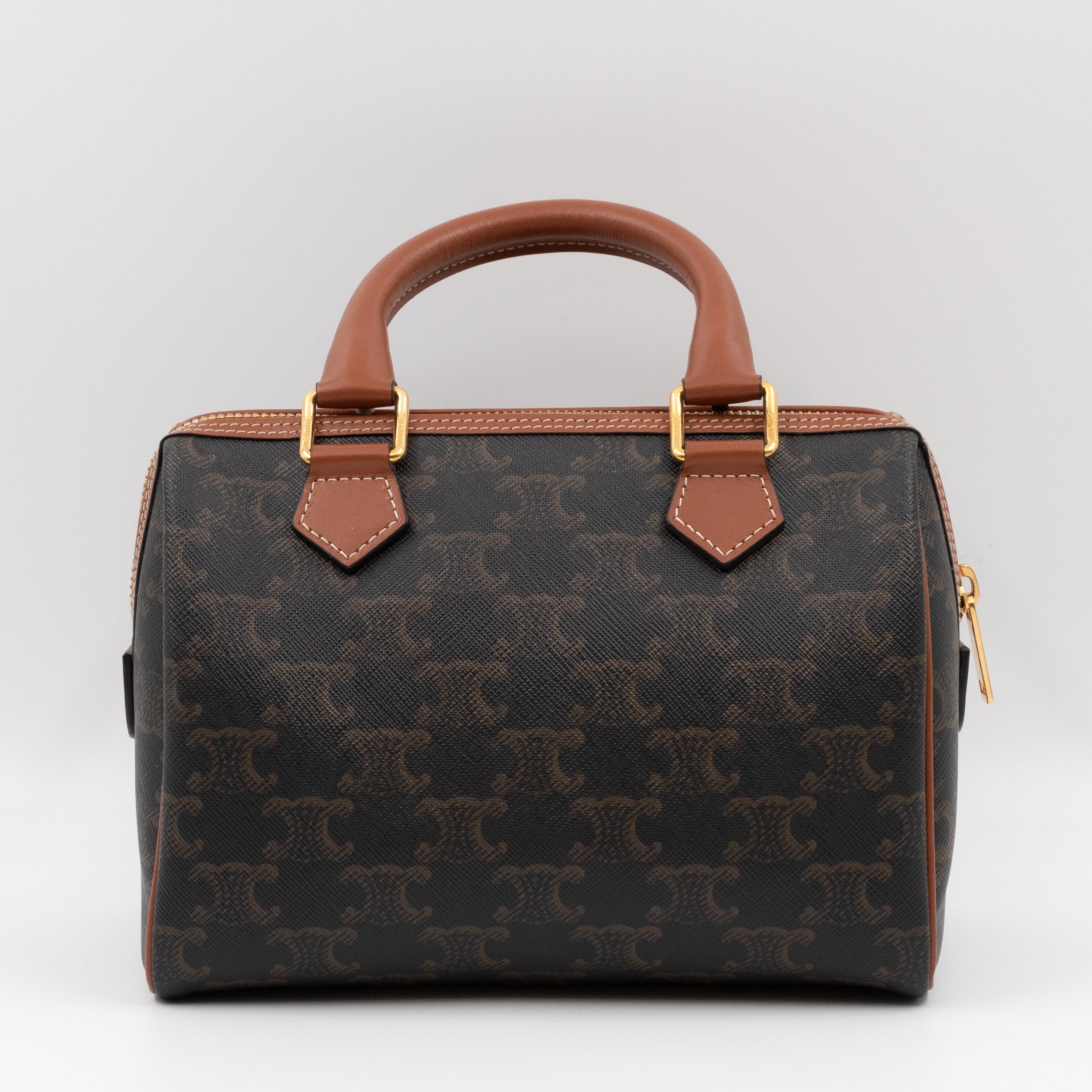 Small Boston Bag Triomphe Canvas