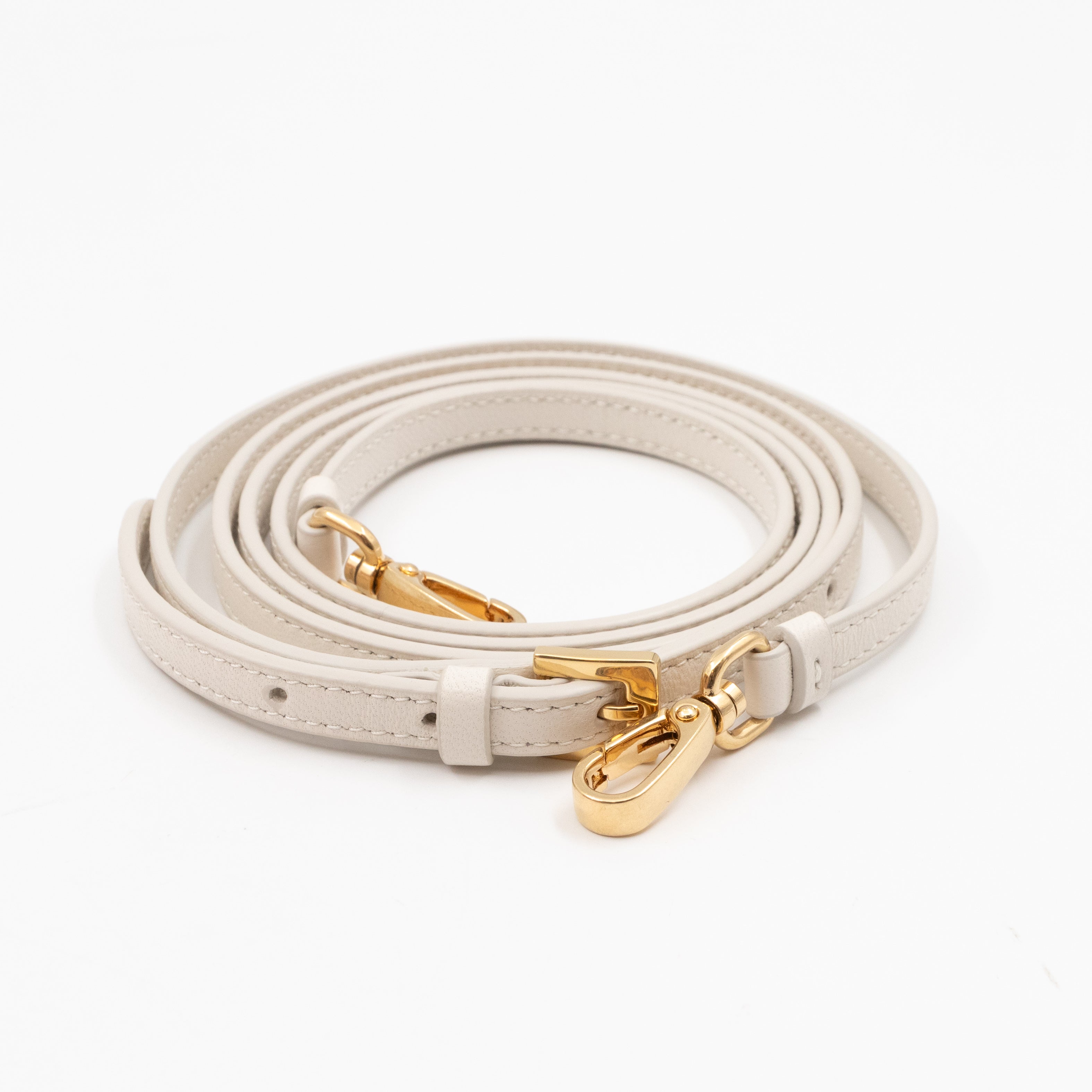 Wander Micro Hobo Bag White Matelassé Nappa Leather