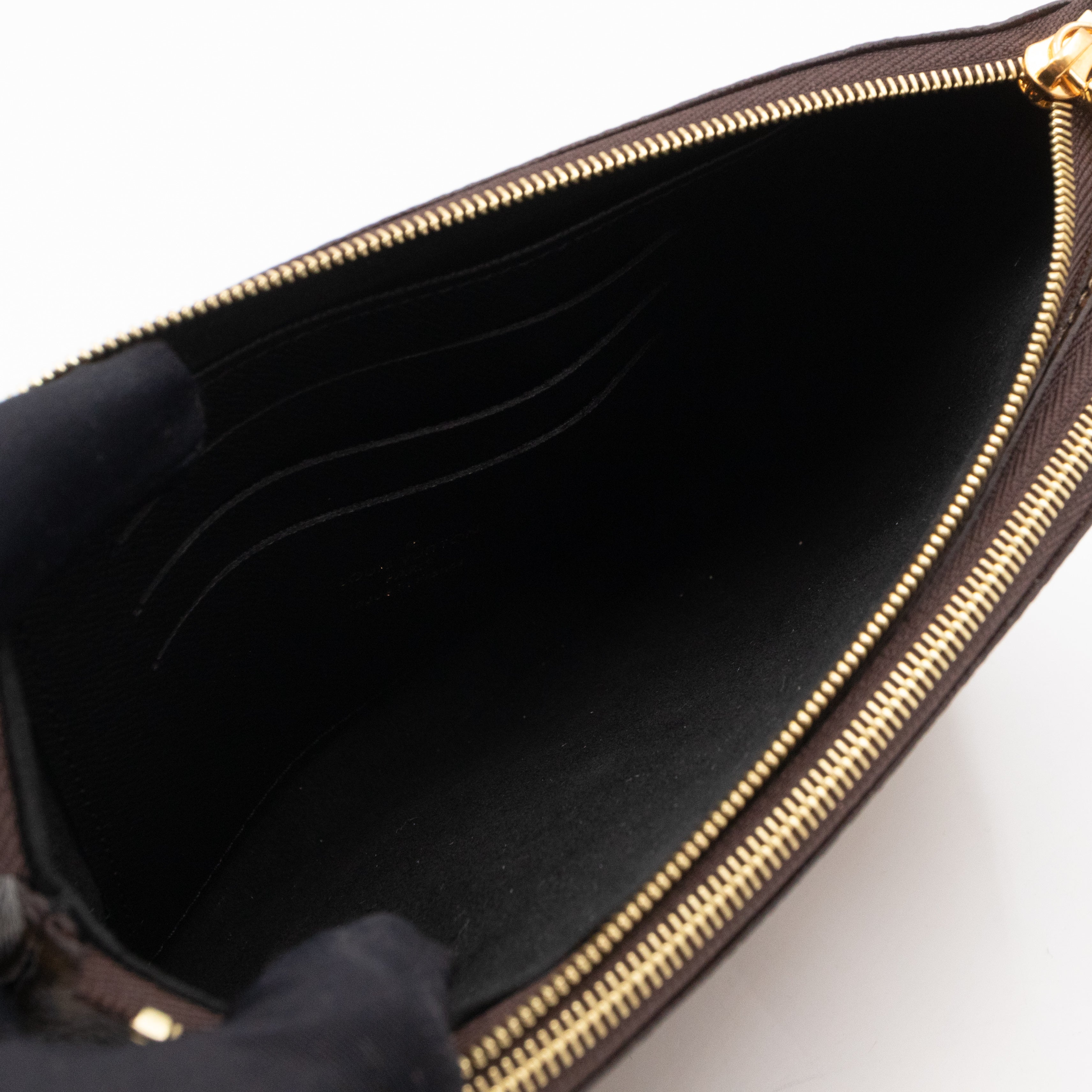 Double Zip Pochette Monogram Giant Reverse