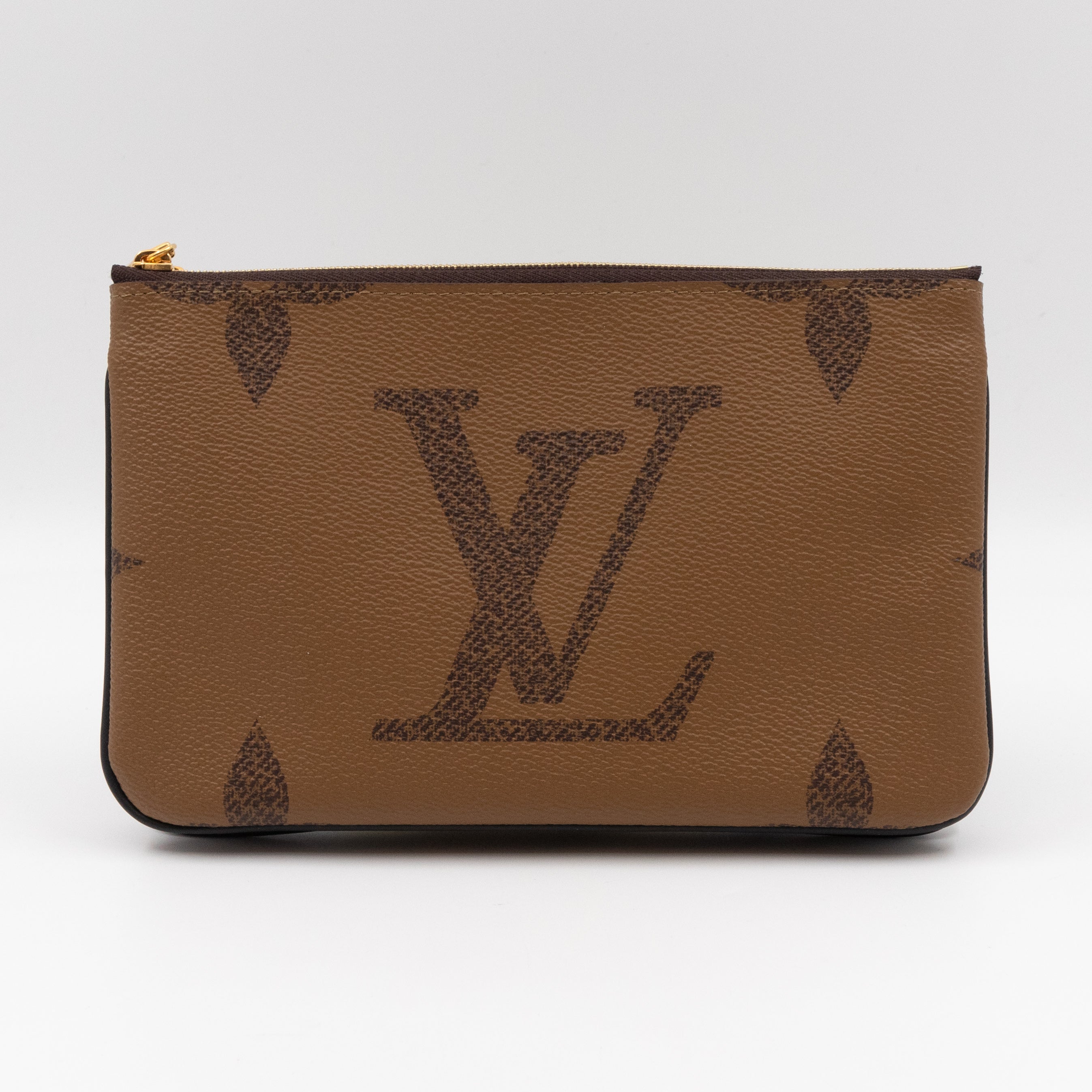 Double Zip Pochette Monogram Giant Reverse