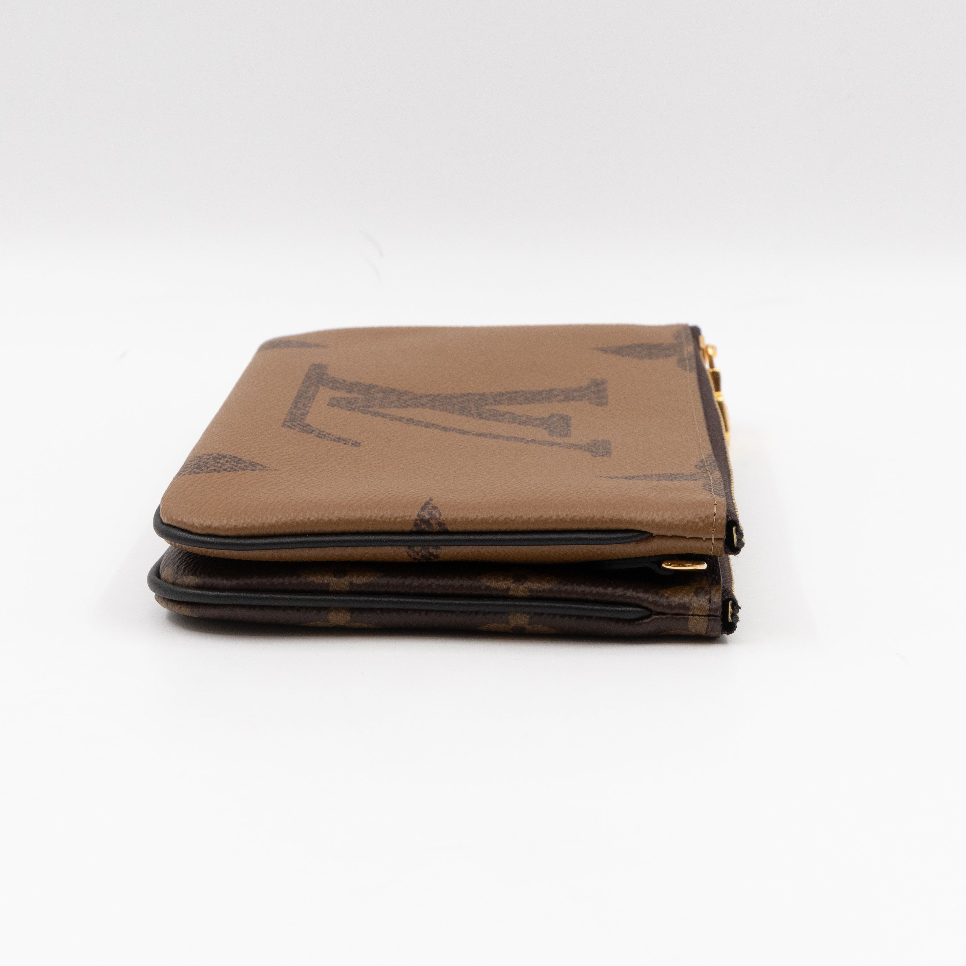 Double Zip Pochette Monogram Giant Reverse