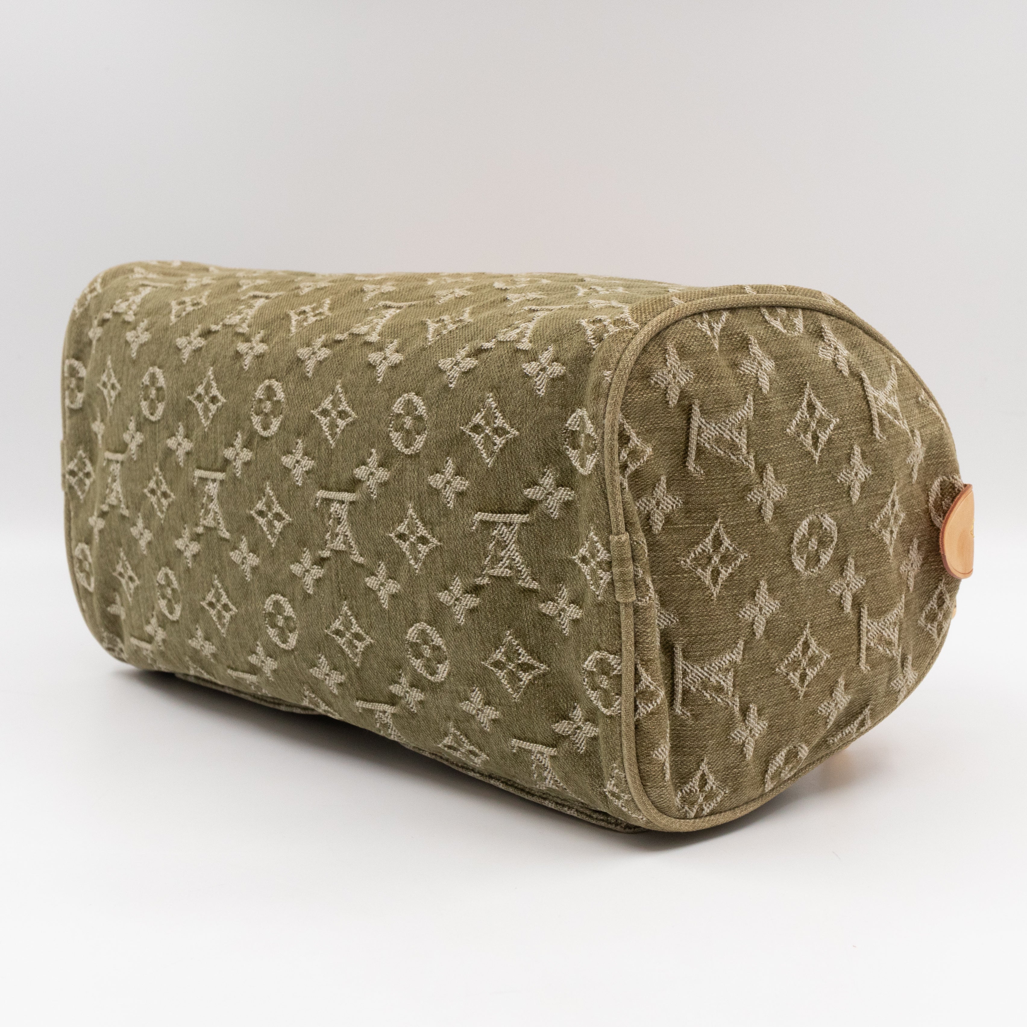 Neo Speedy Green Denim Monogram