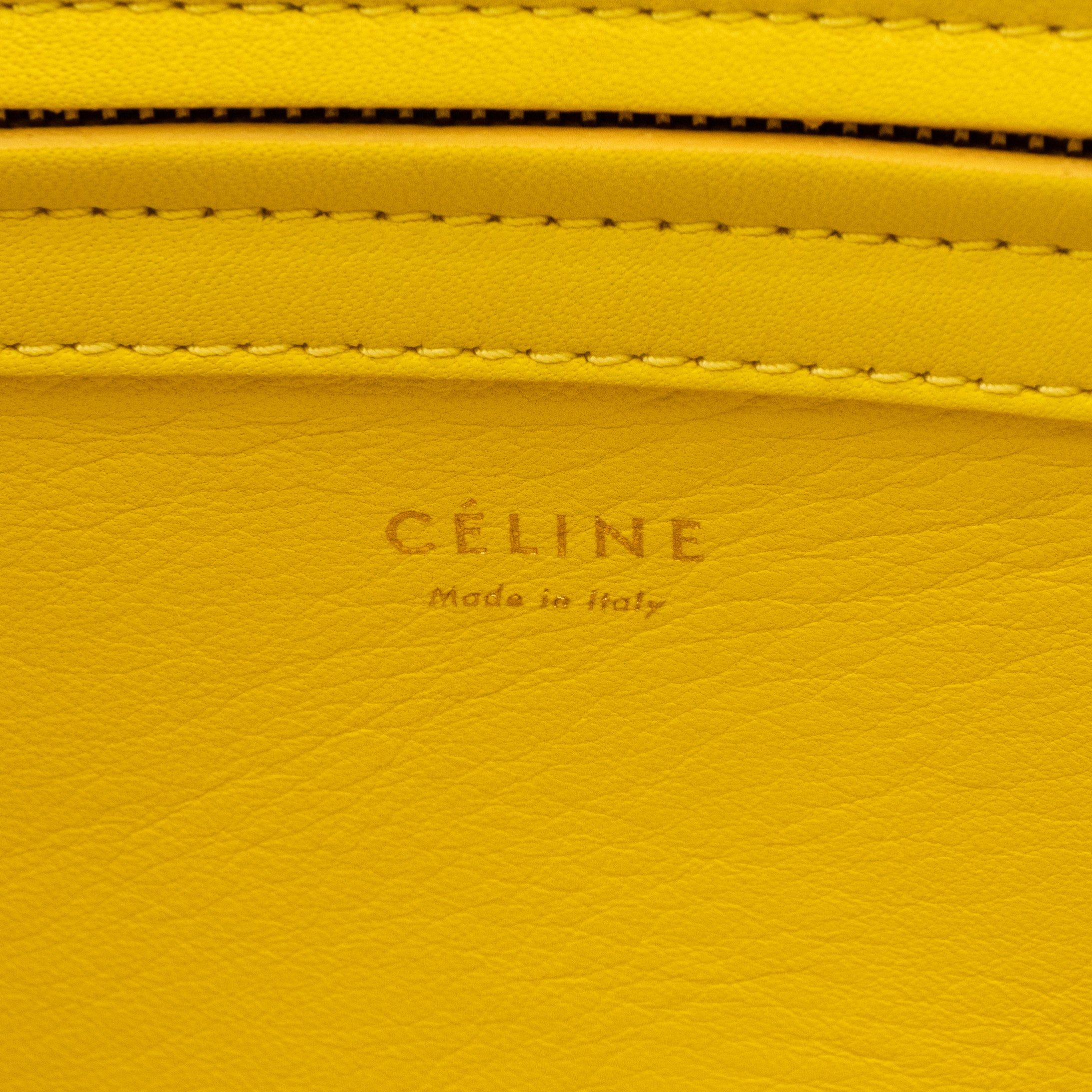 Phantom Medium Luggage Yellow Pony Hair Leather