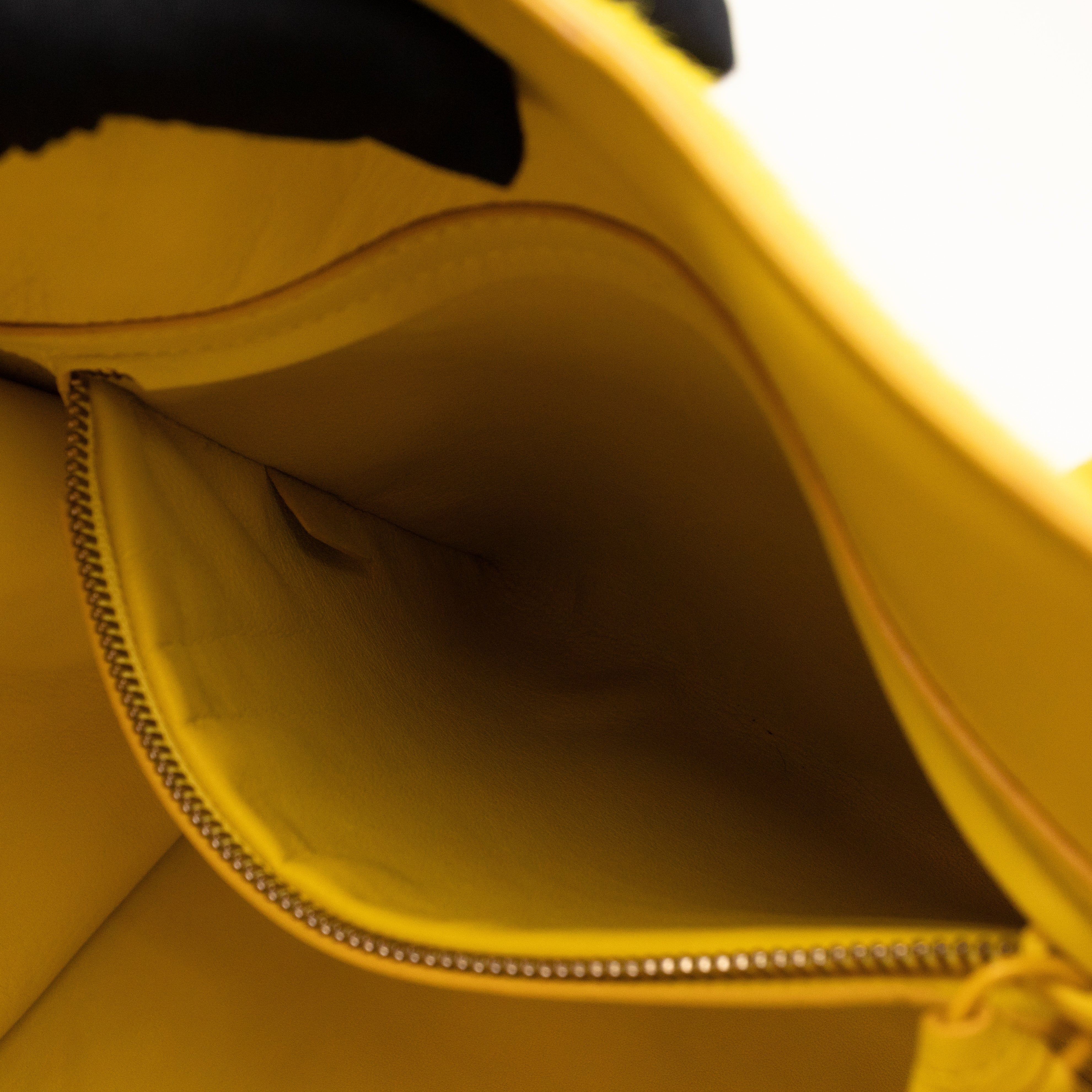 Phantom Medium Luggage Yellow Pony Hair Leather