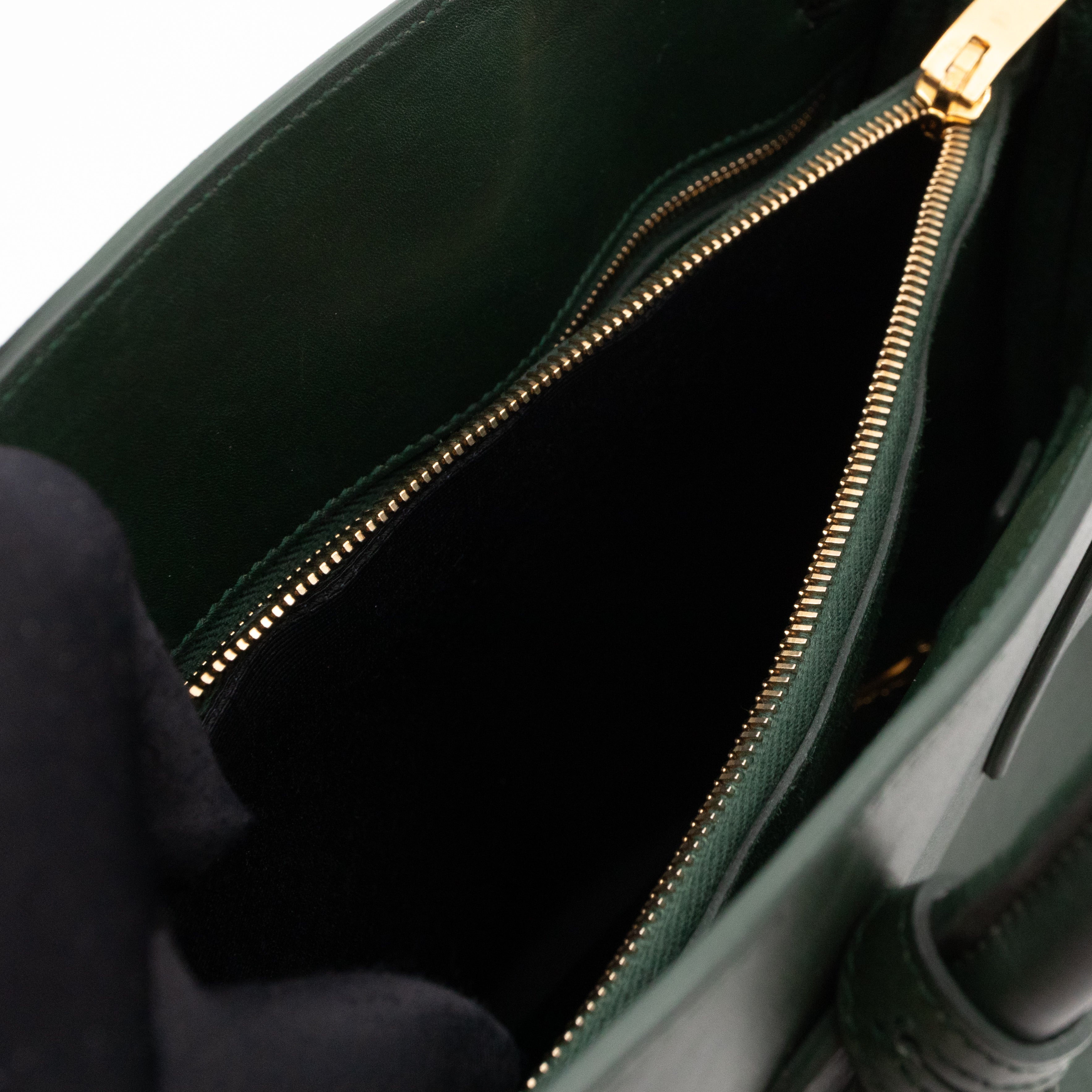Sac de Jour Small Emerald Green Leather