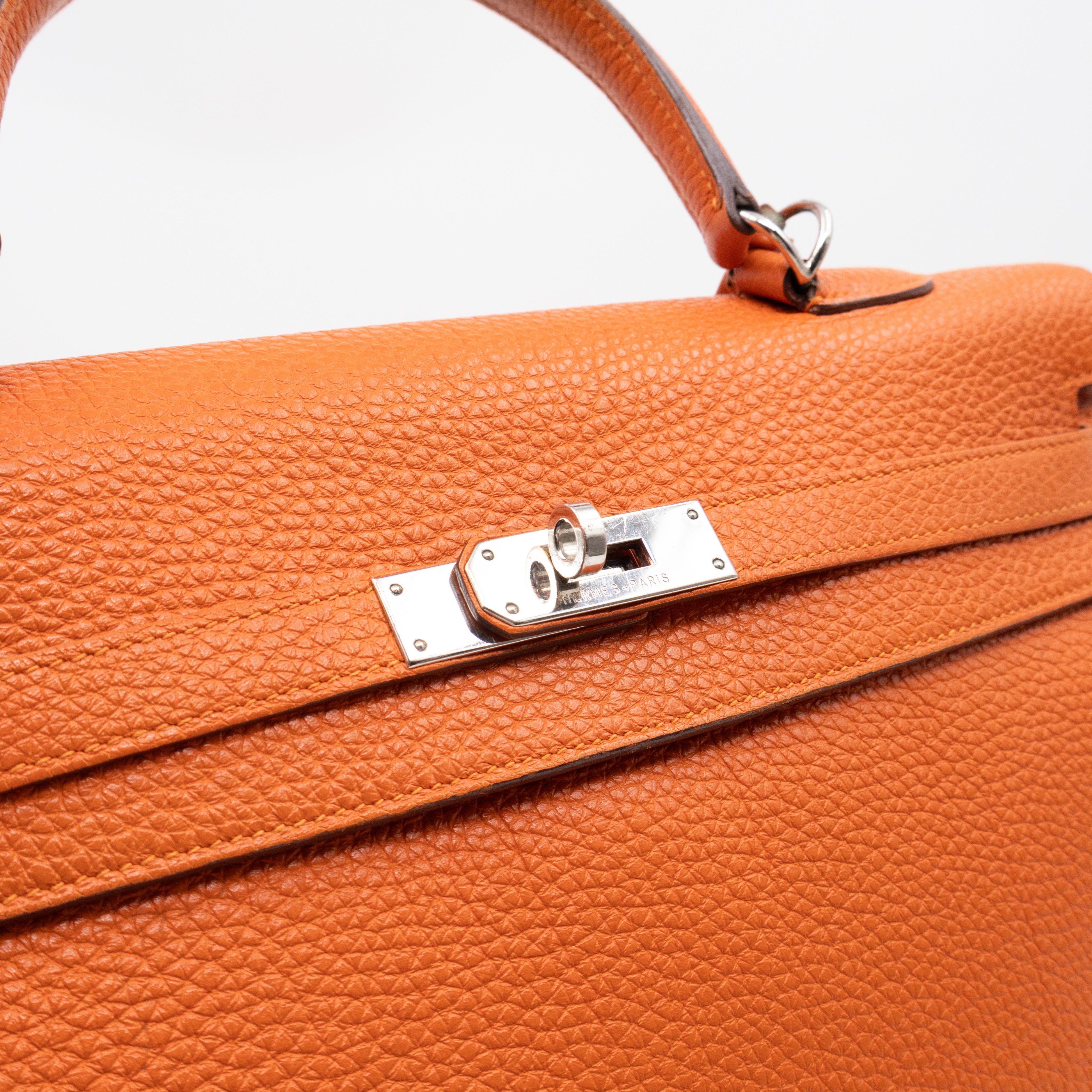Kelly 35 Togo Leather Orange