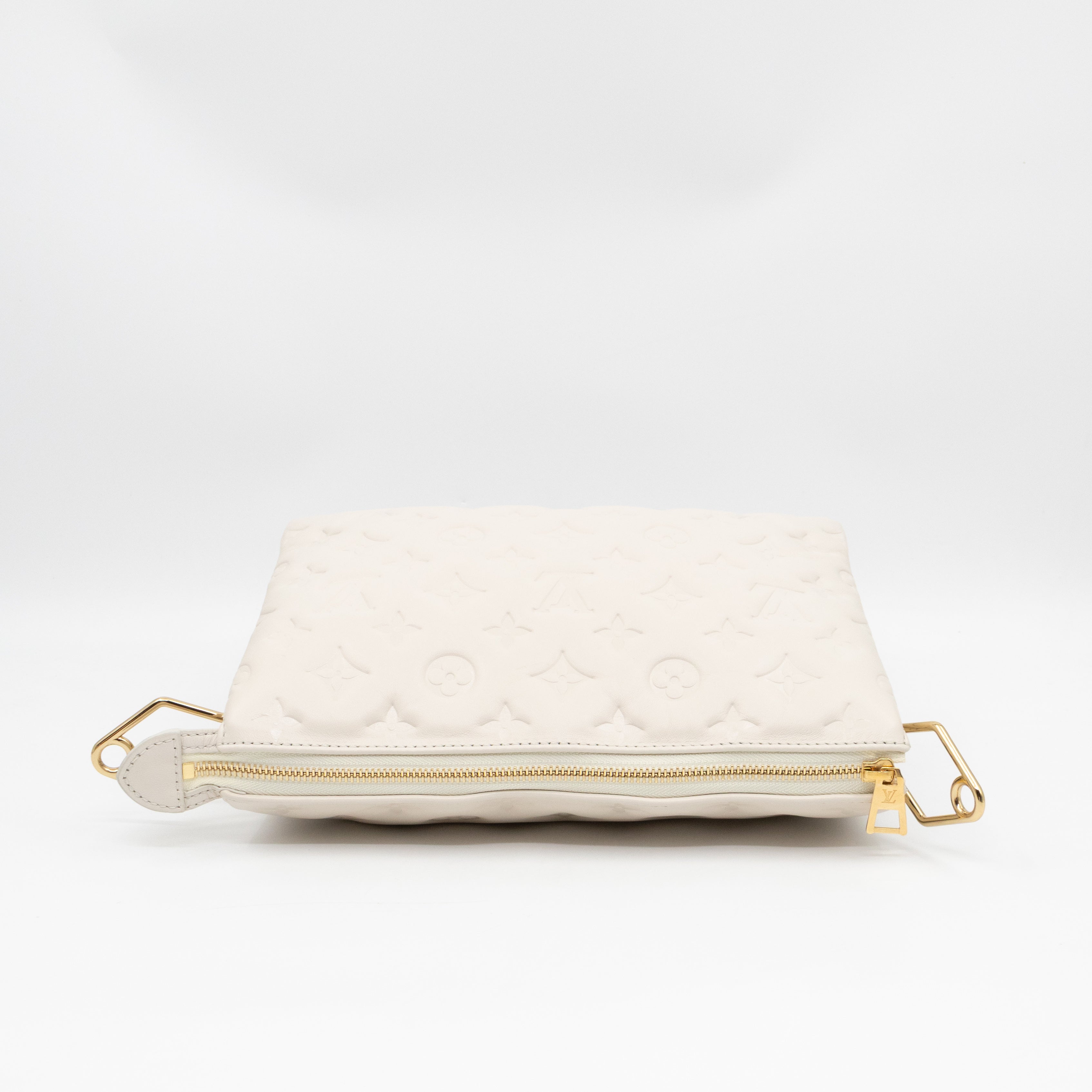 Coussin PM Creme White Leather