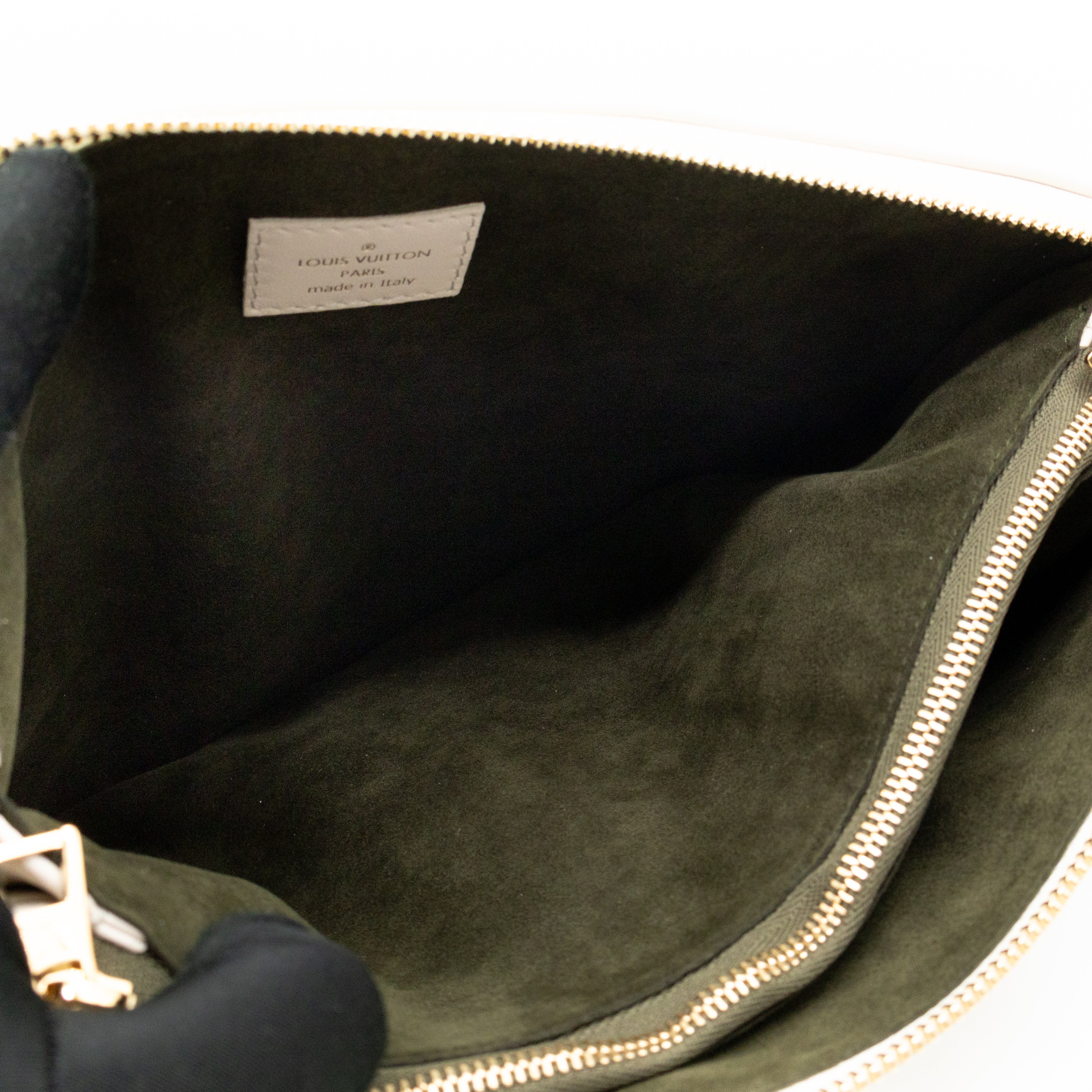 Coussin PM Creme White Leather