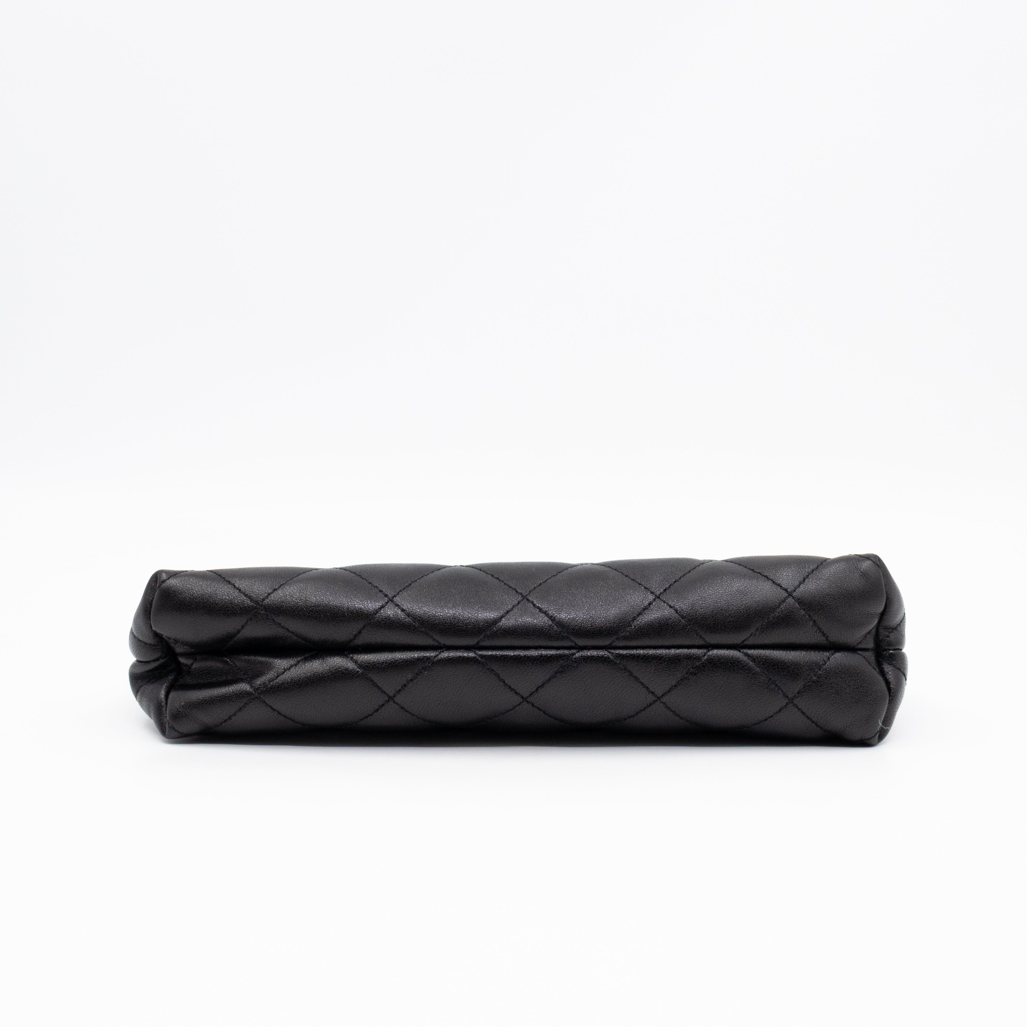 Icare Maxi Shopping Tote Black Leather