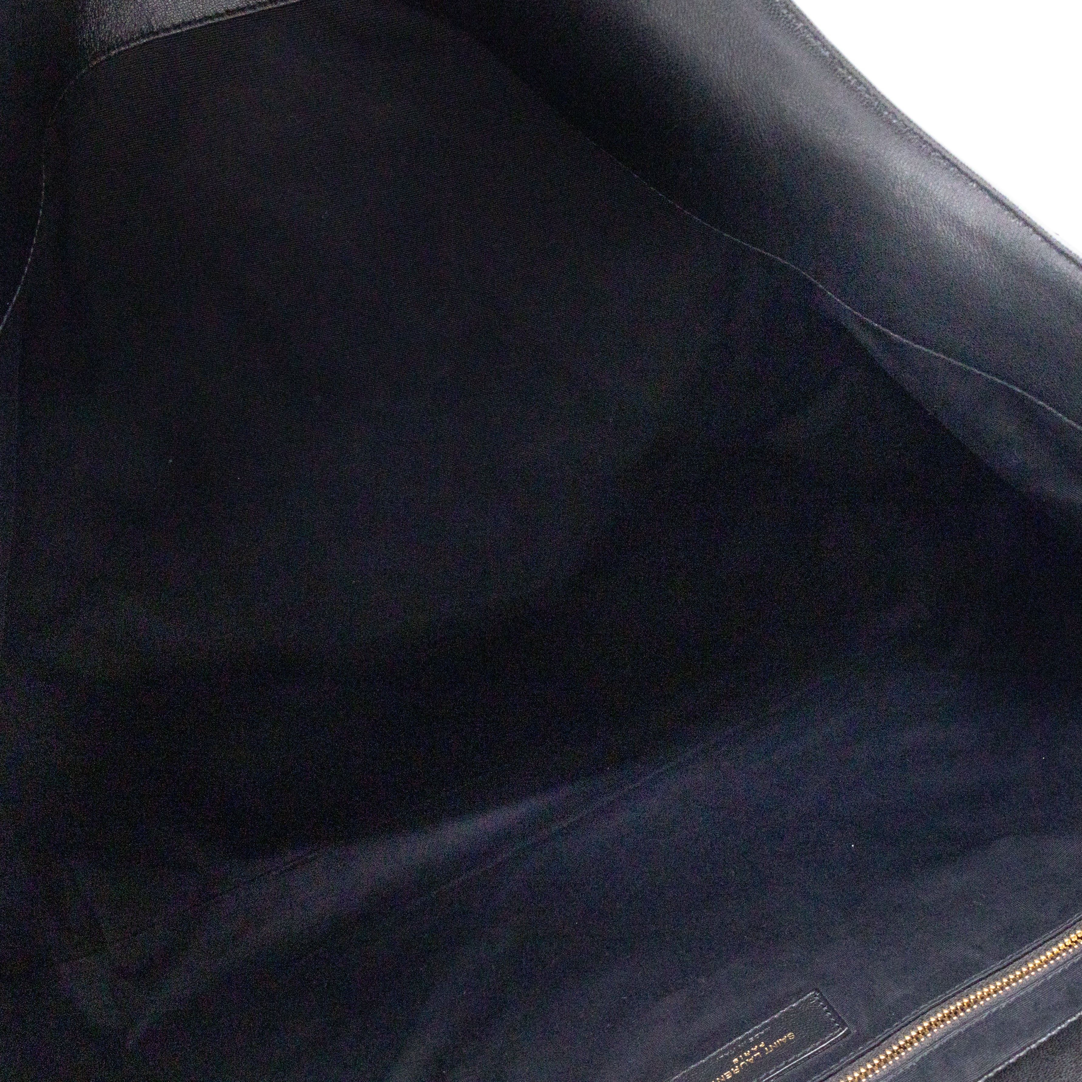 Icare Maxi Shopping Tote Black Leather