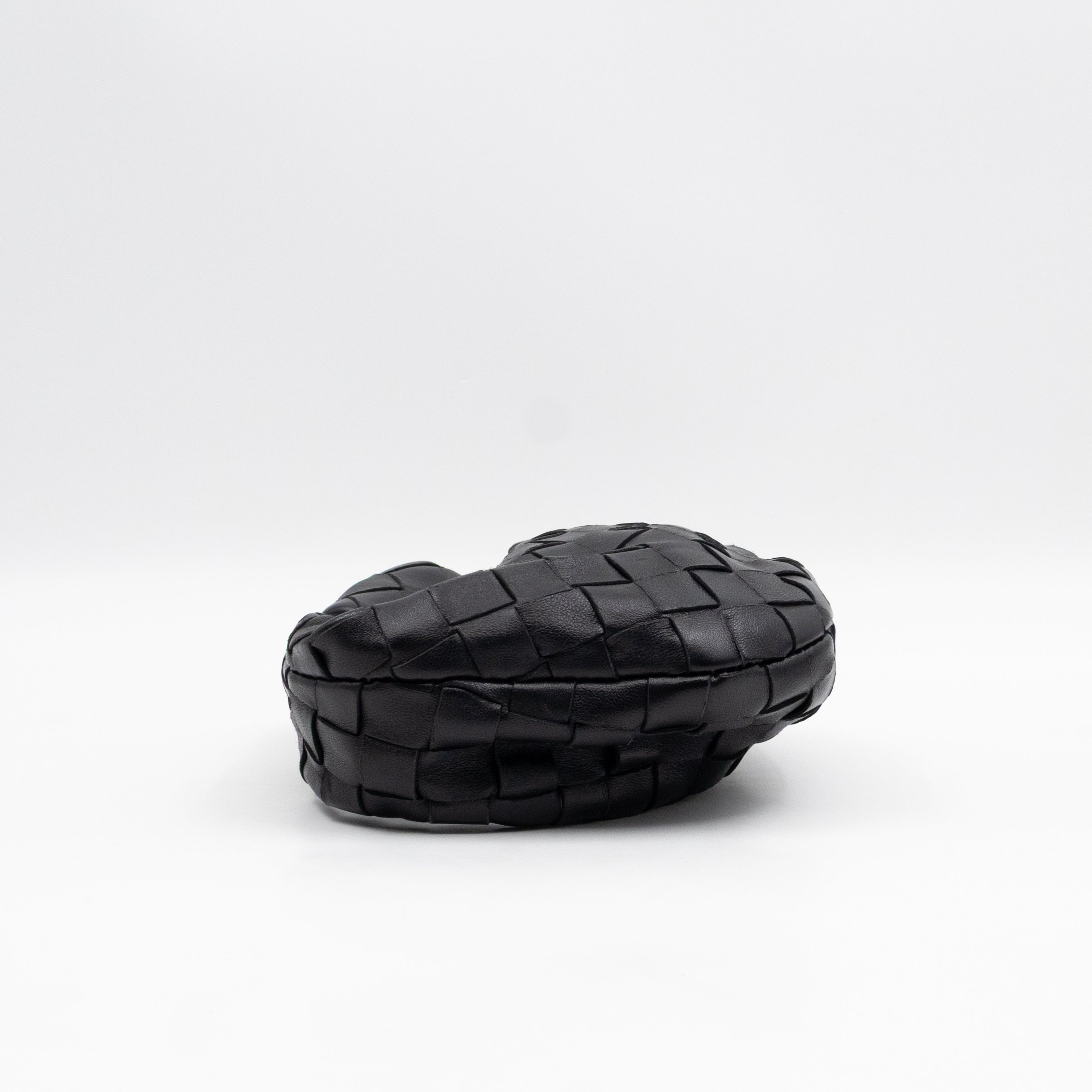 Candy Jodie Intrecciato Black Leather