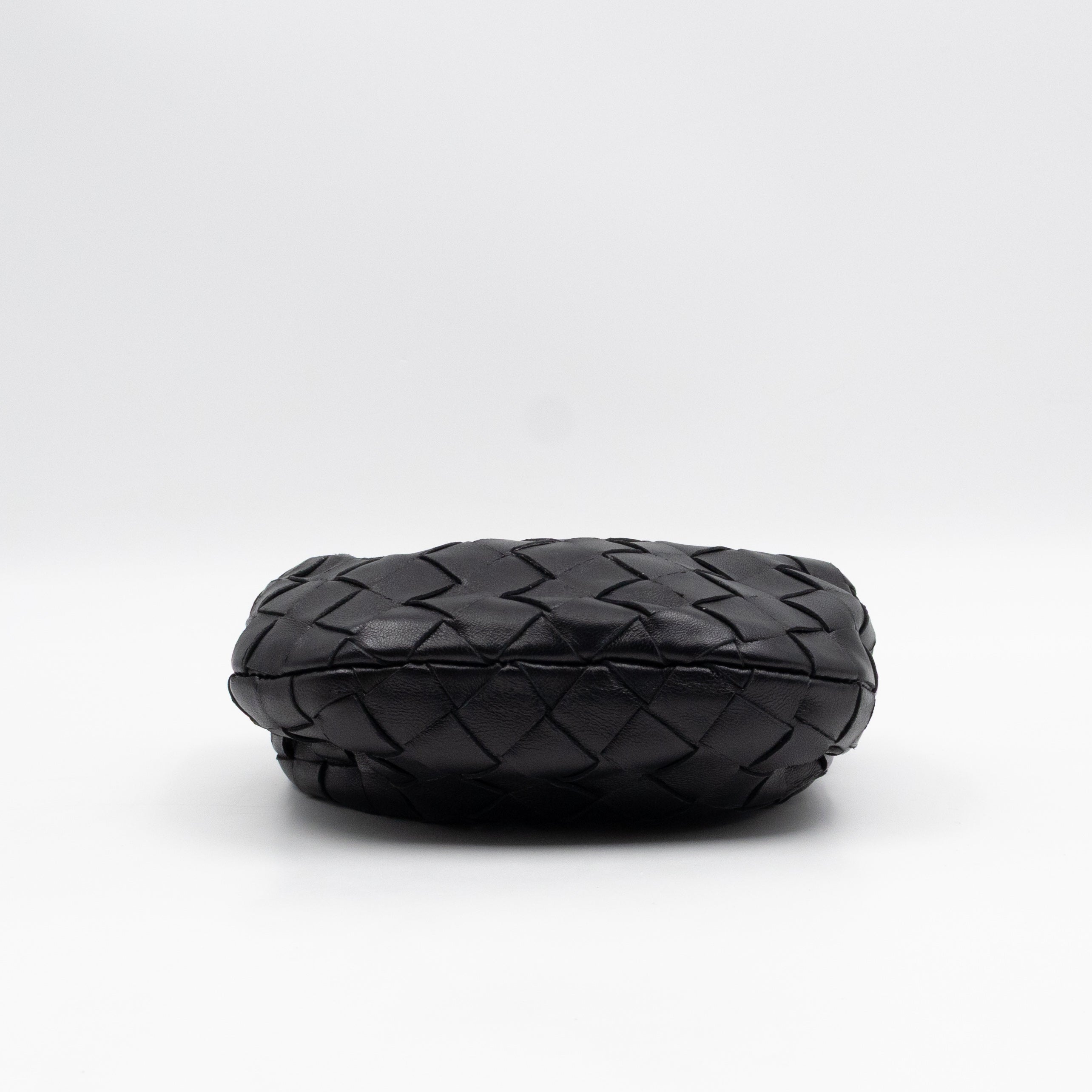 Candy Jodie Intrecciato Black Leather