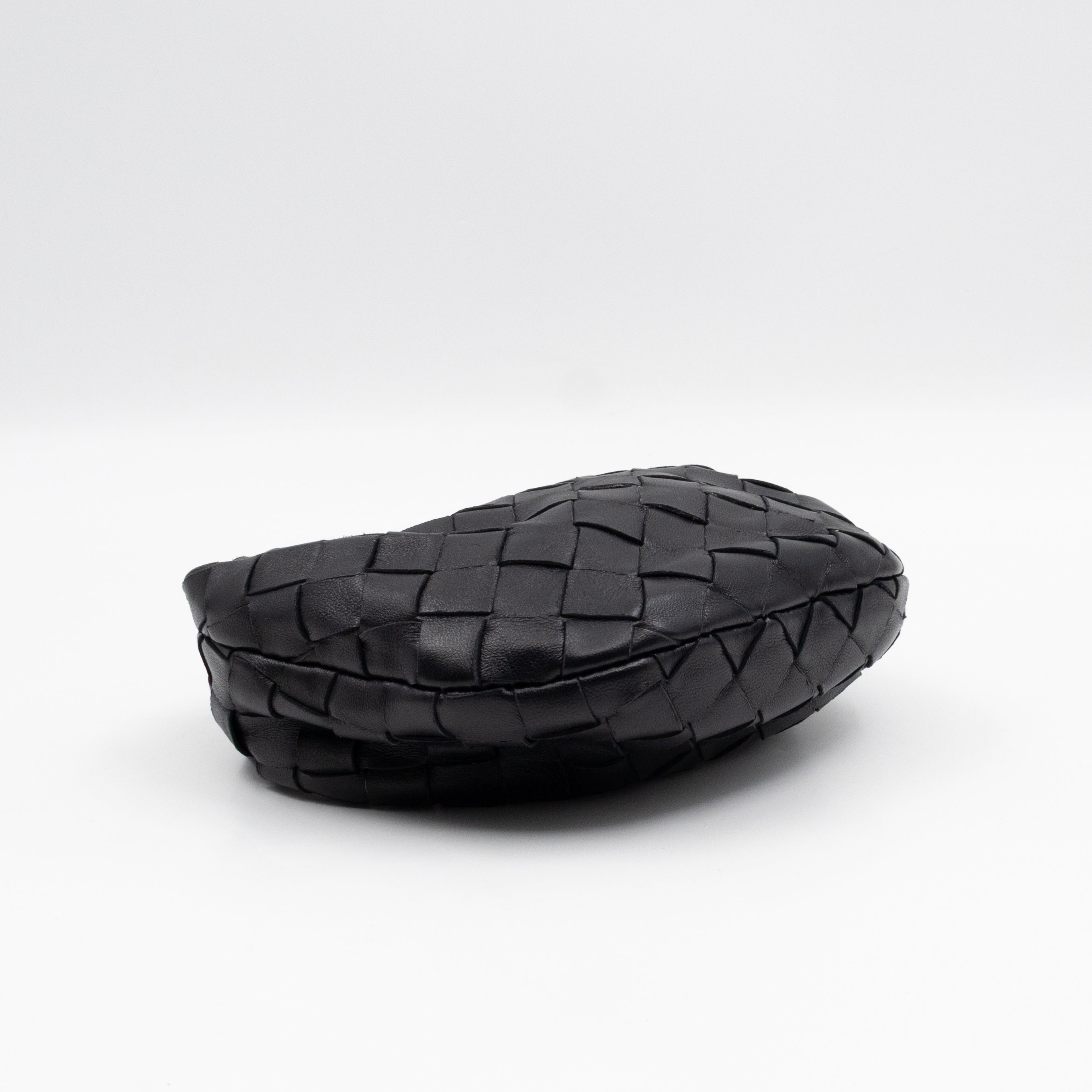 Candy Jodie Intrecciato Black Leather