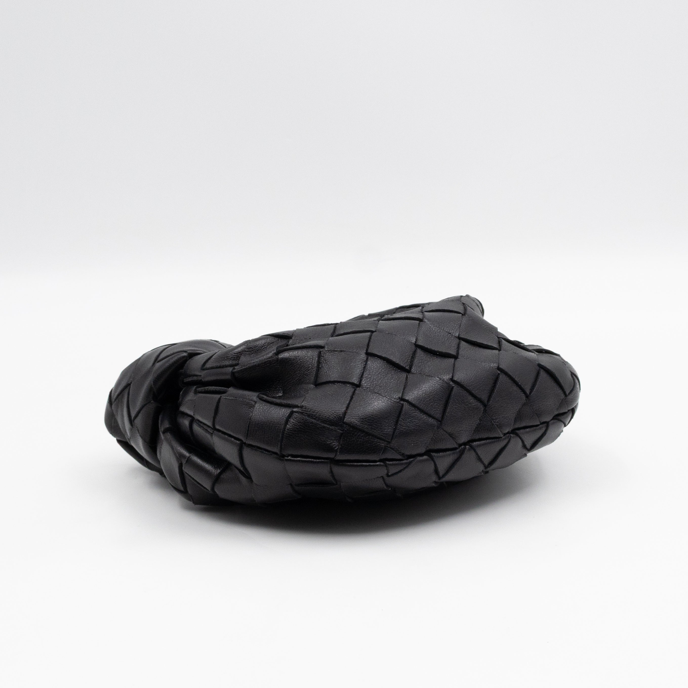 Candy Jodie Intrecciato Black Leather