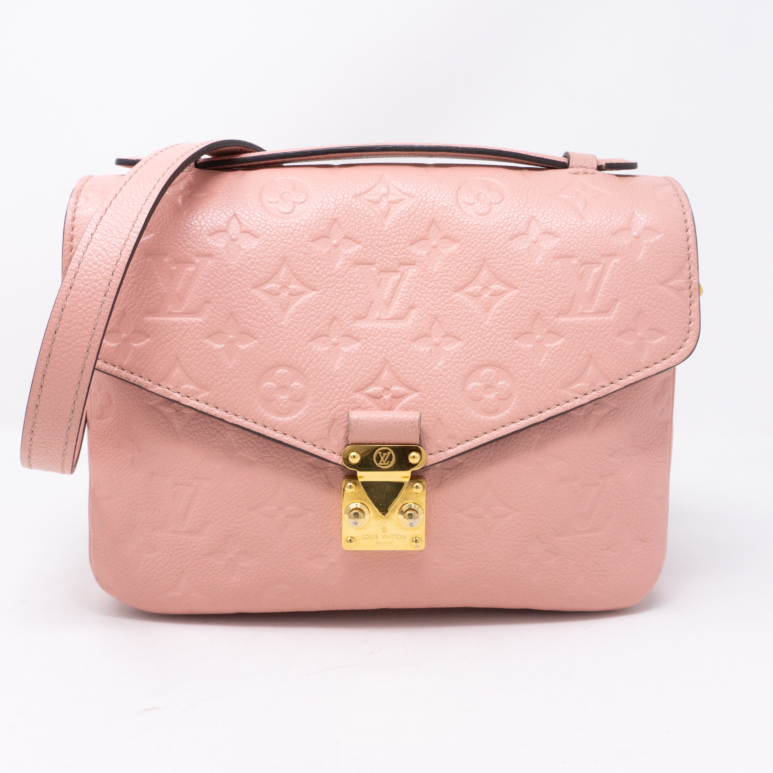 Pochette Metis Monogram Empreinte Rose Poudre
