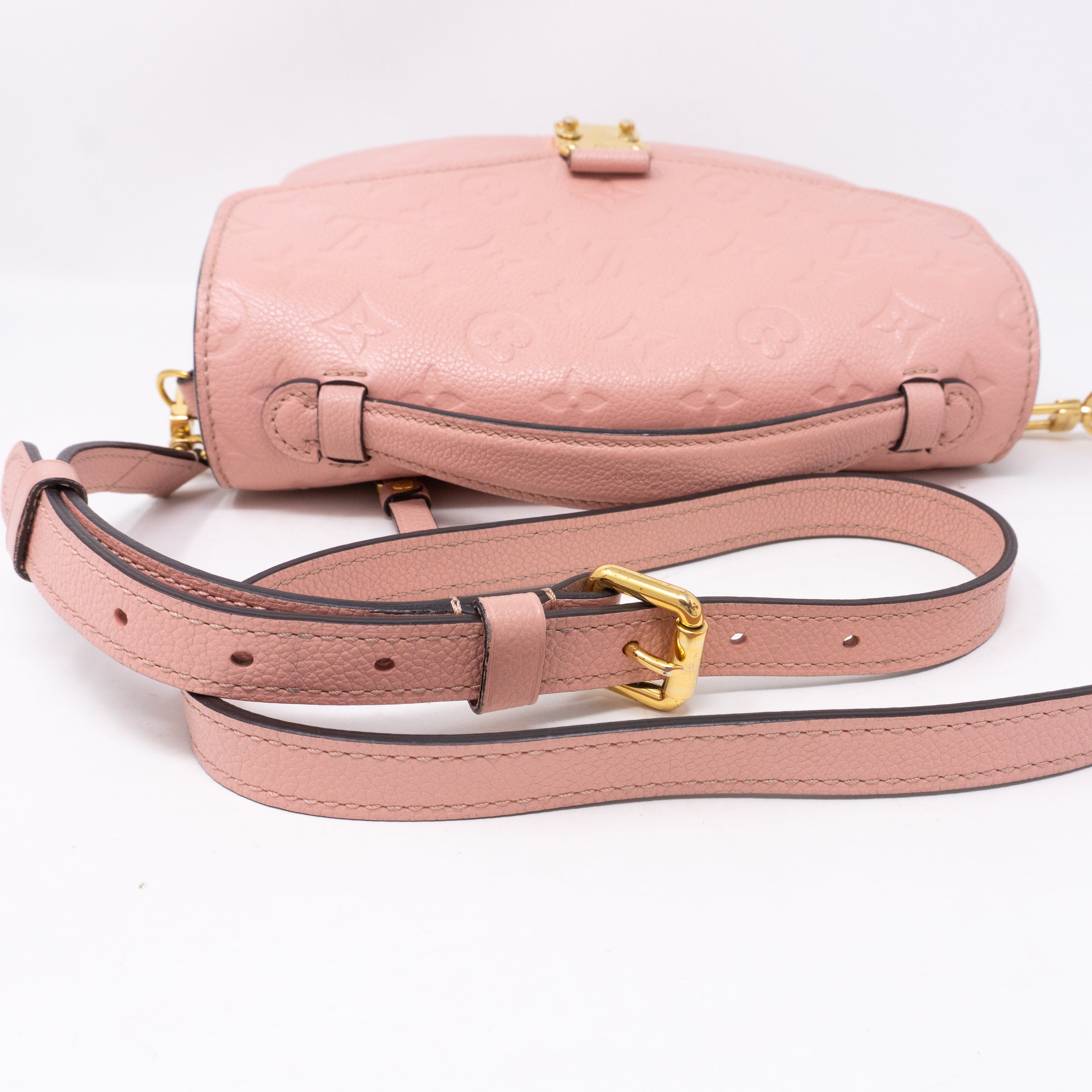 Pochette Metis Monogram Empreinte Rose Poudre
