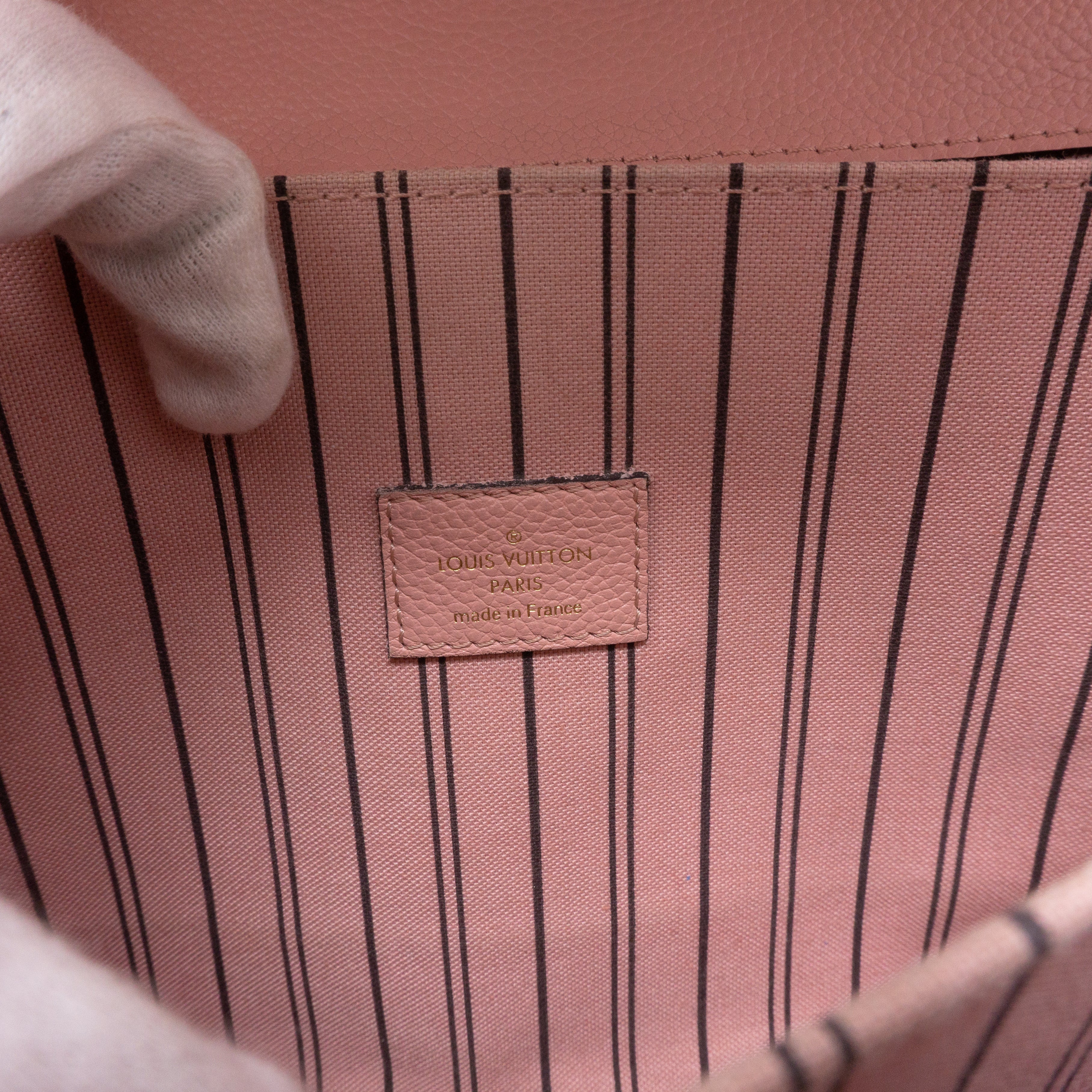 Pochette Metis Monogram Empreinte Rose Poudre