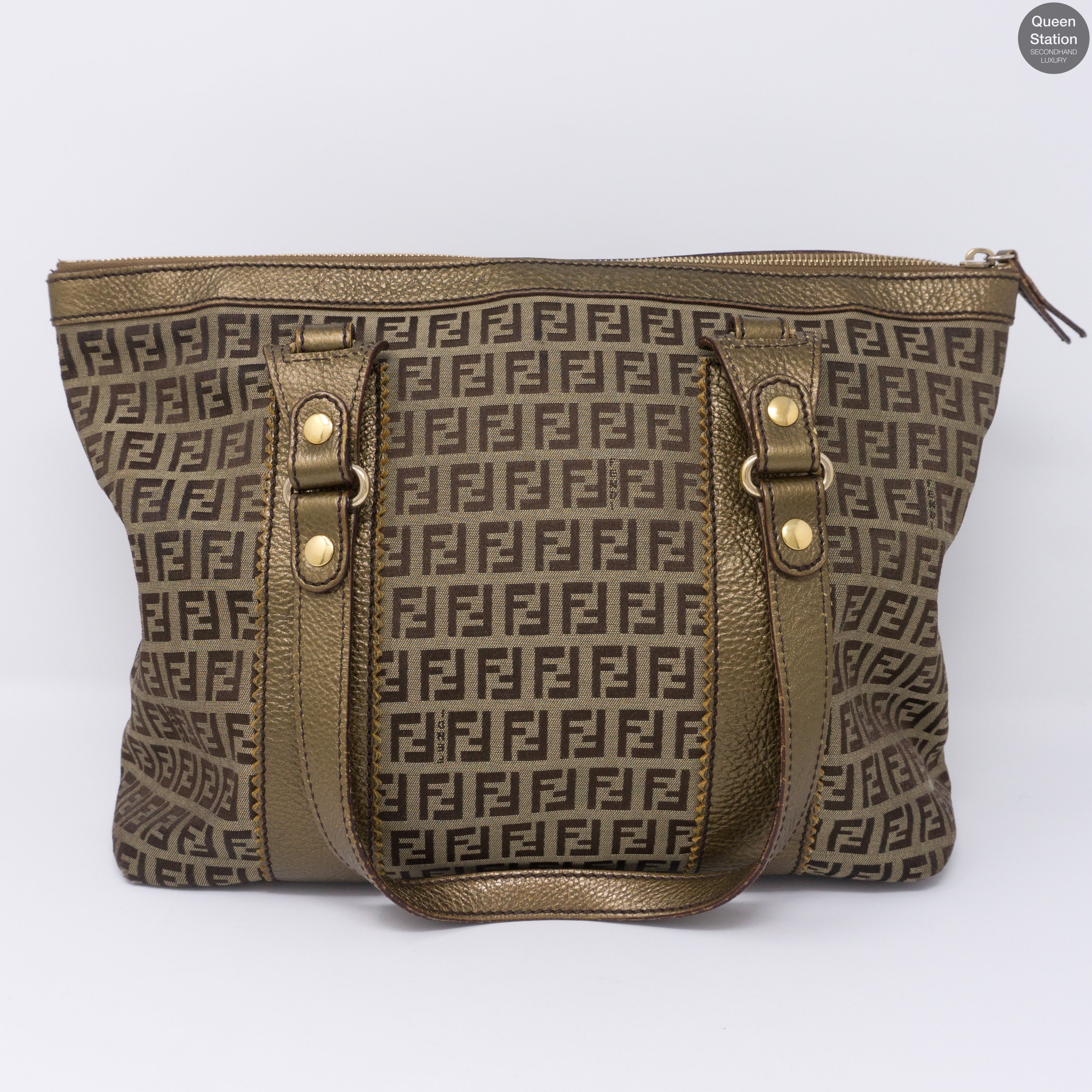 Monogram Canvas Metallic Tote