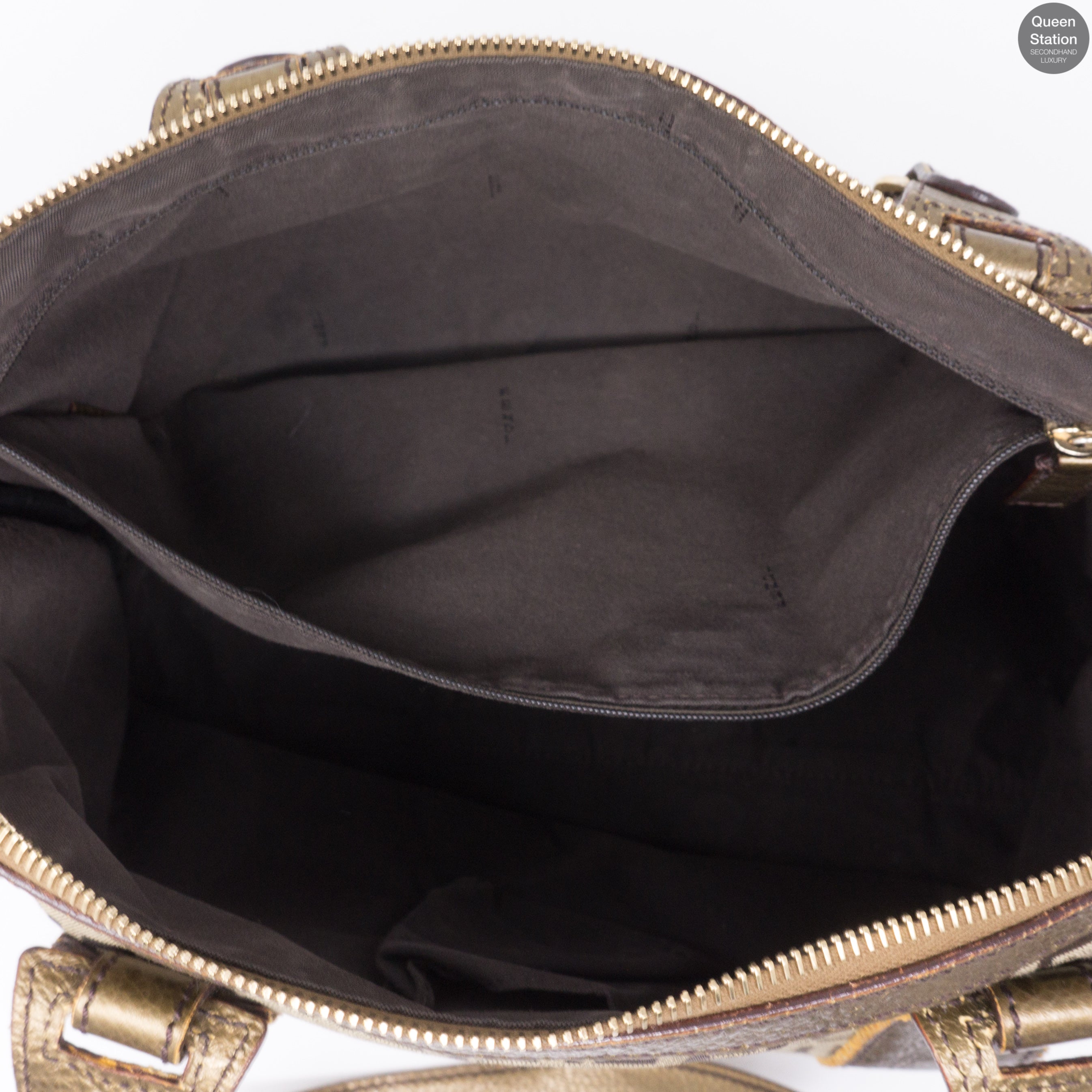 Monogram Canvas Metallic Tote