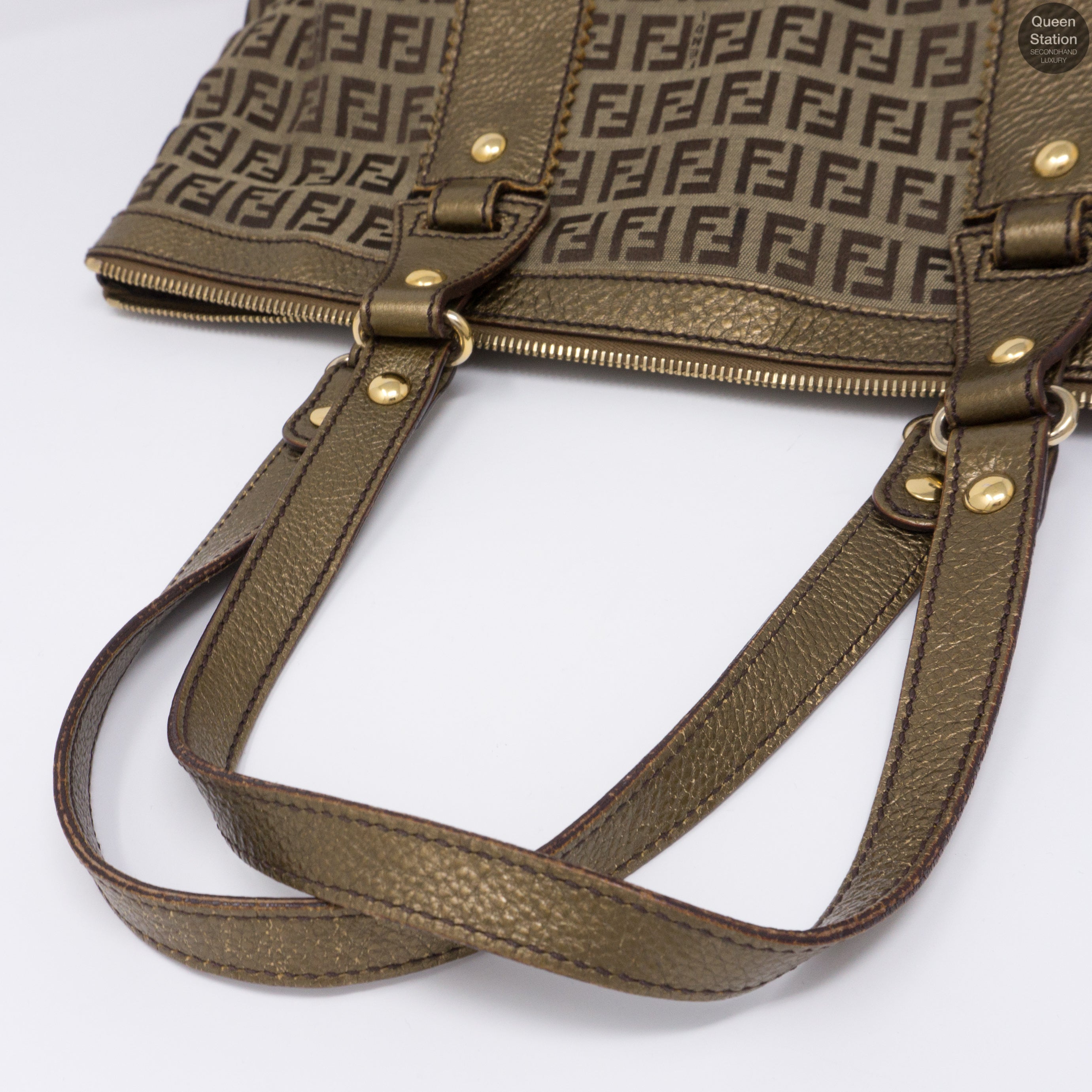 Monogram Canvas Metallic Tote