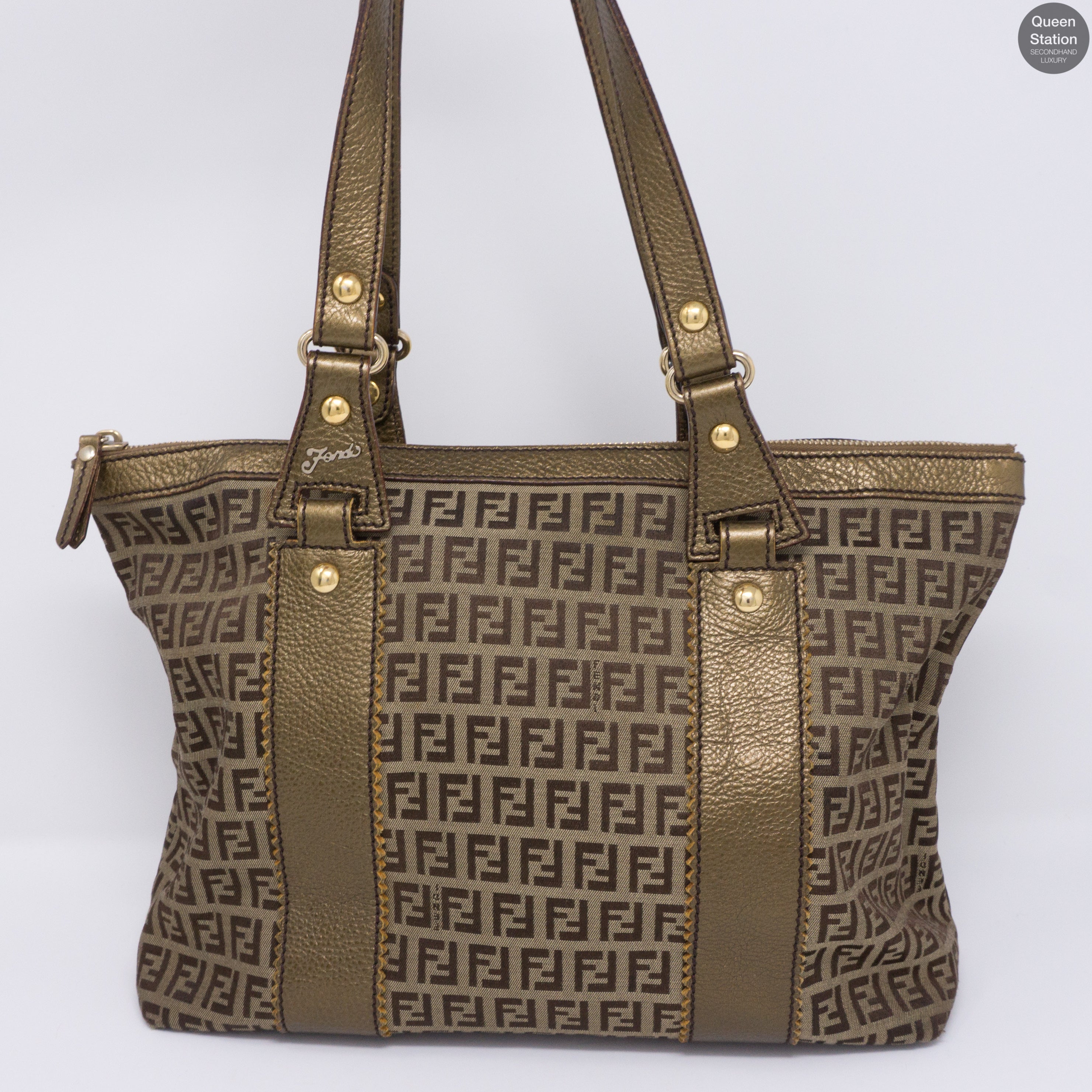 Monogram Canvas Metallic Tote