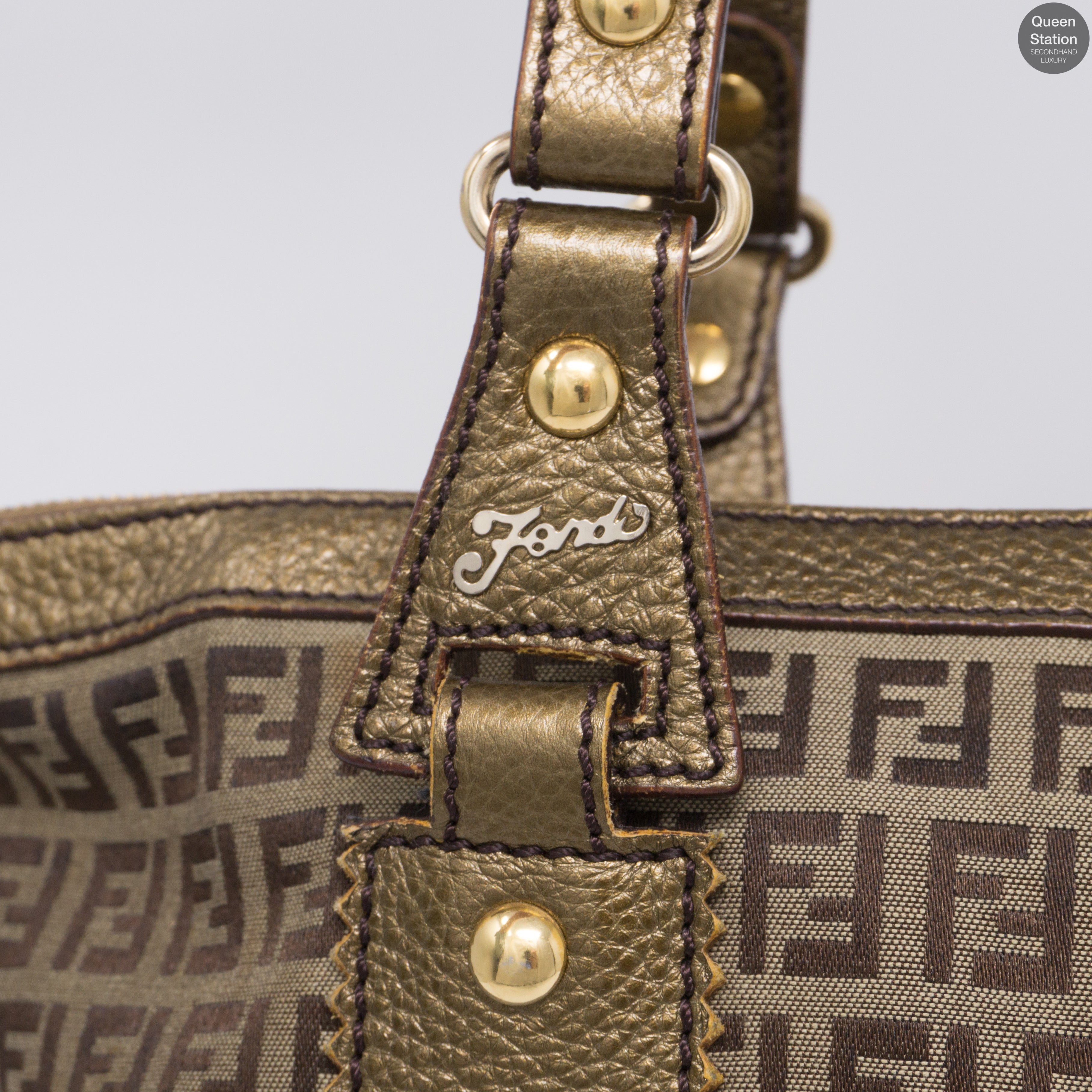 Monogram Canvas Metallic Tote