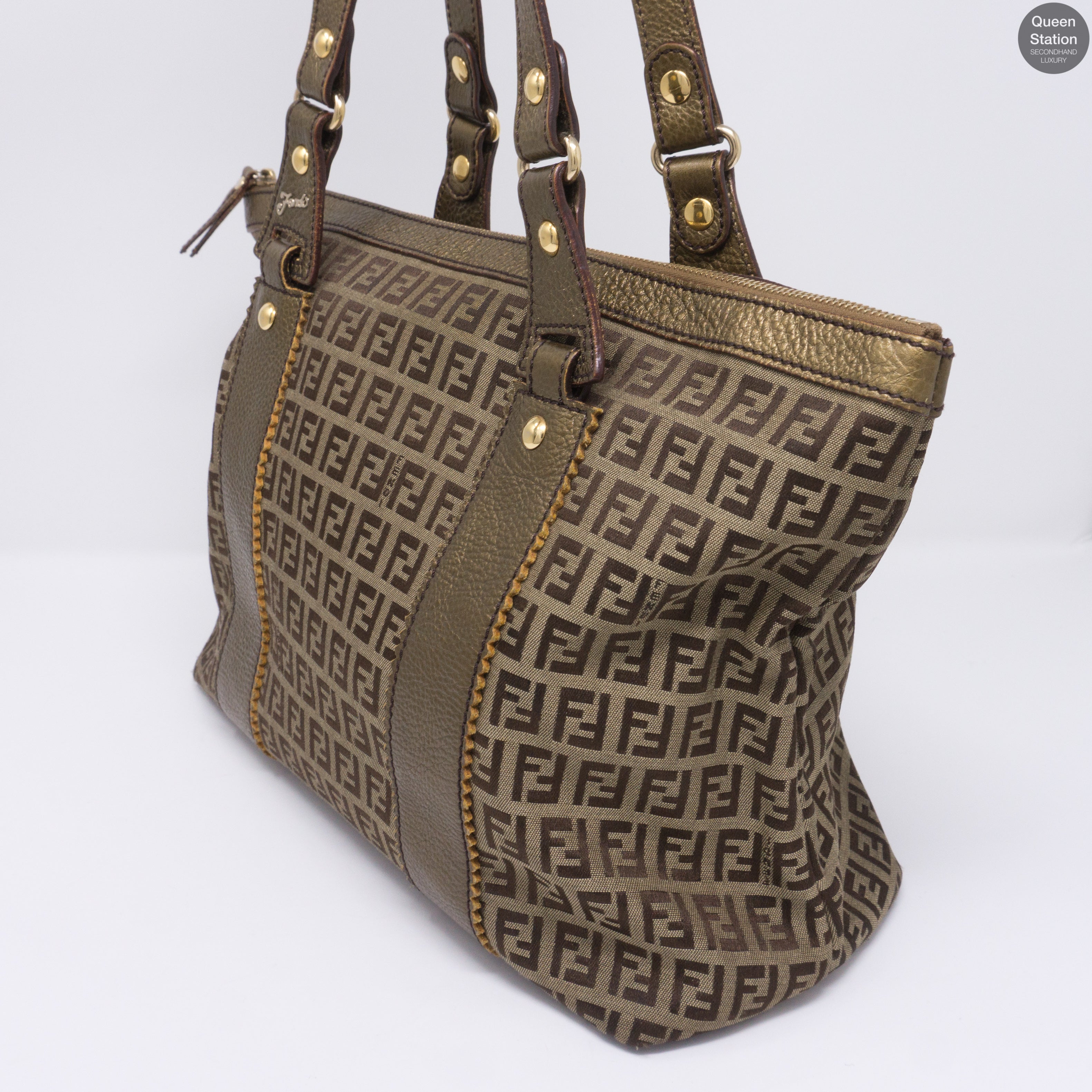 Monogram Canvas Metallic Tote