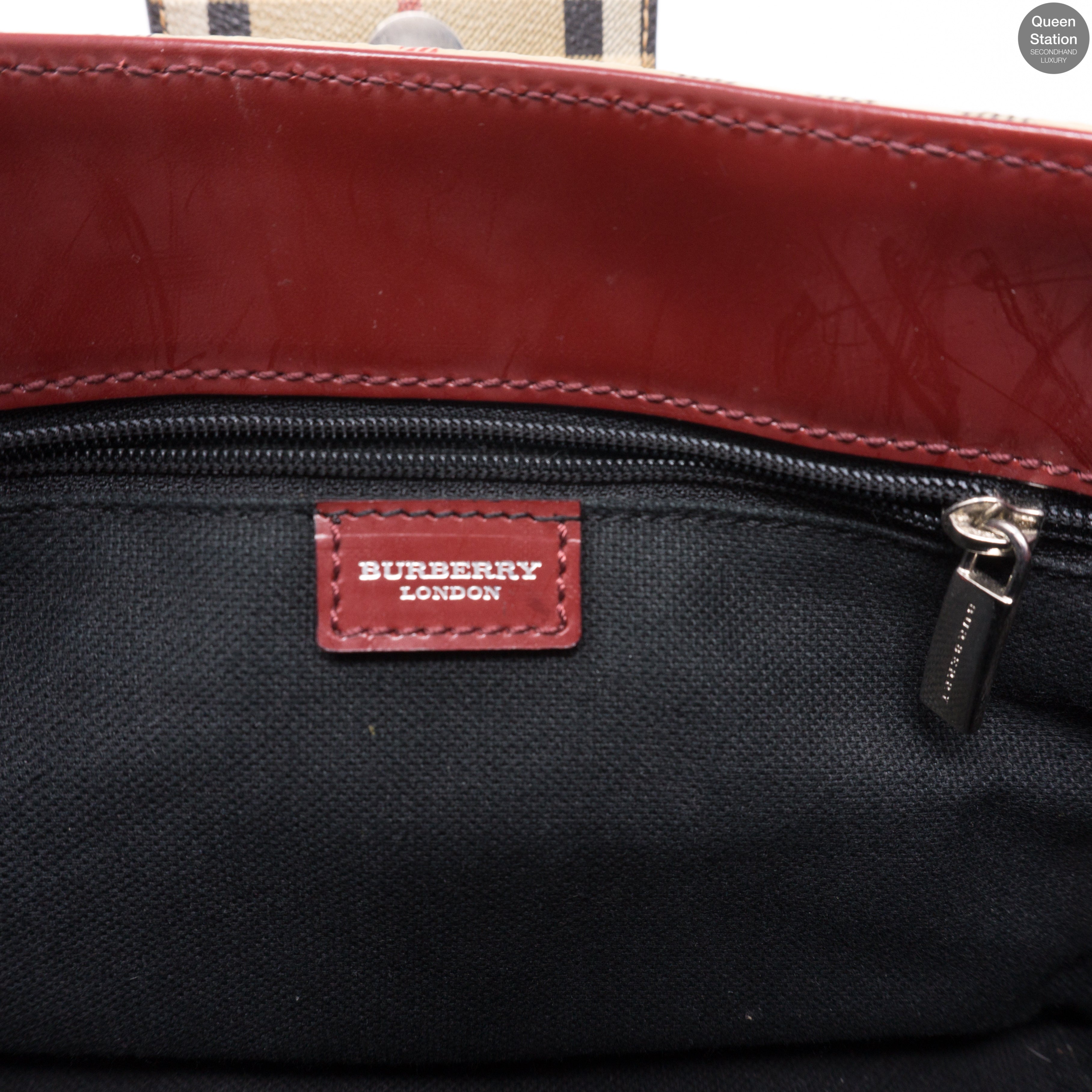 Nova Red Checked Small Handbag