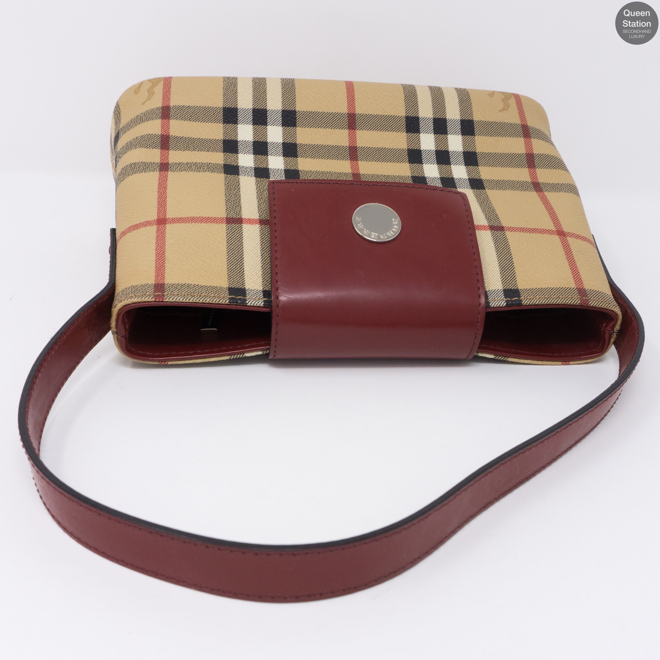 Nova Red Checked Small Handbag