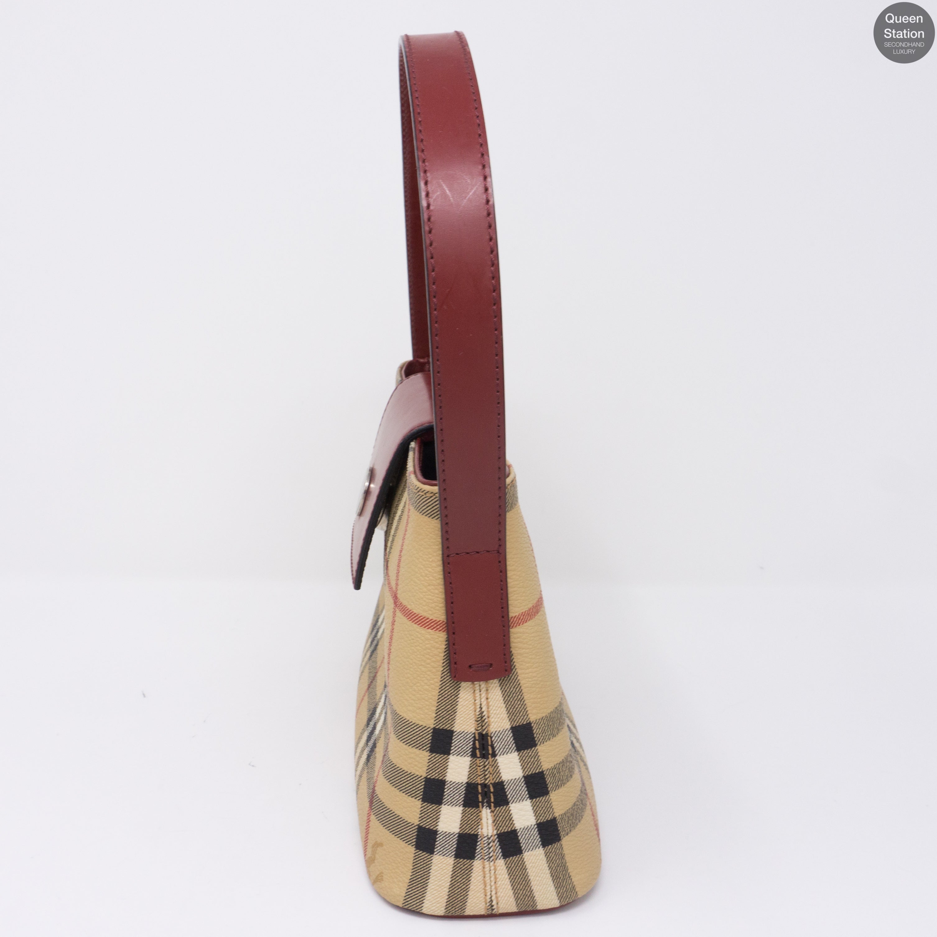 Nova Red Checked Small Handbag