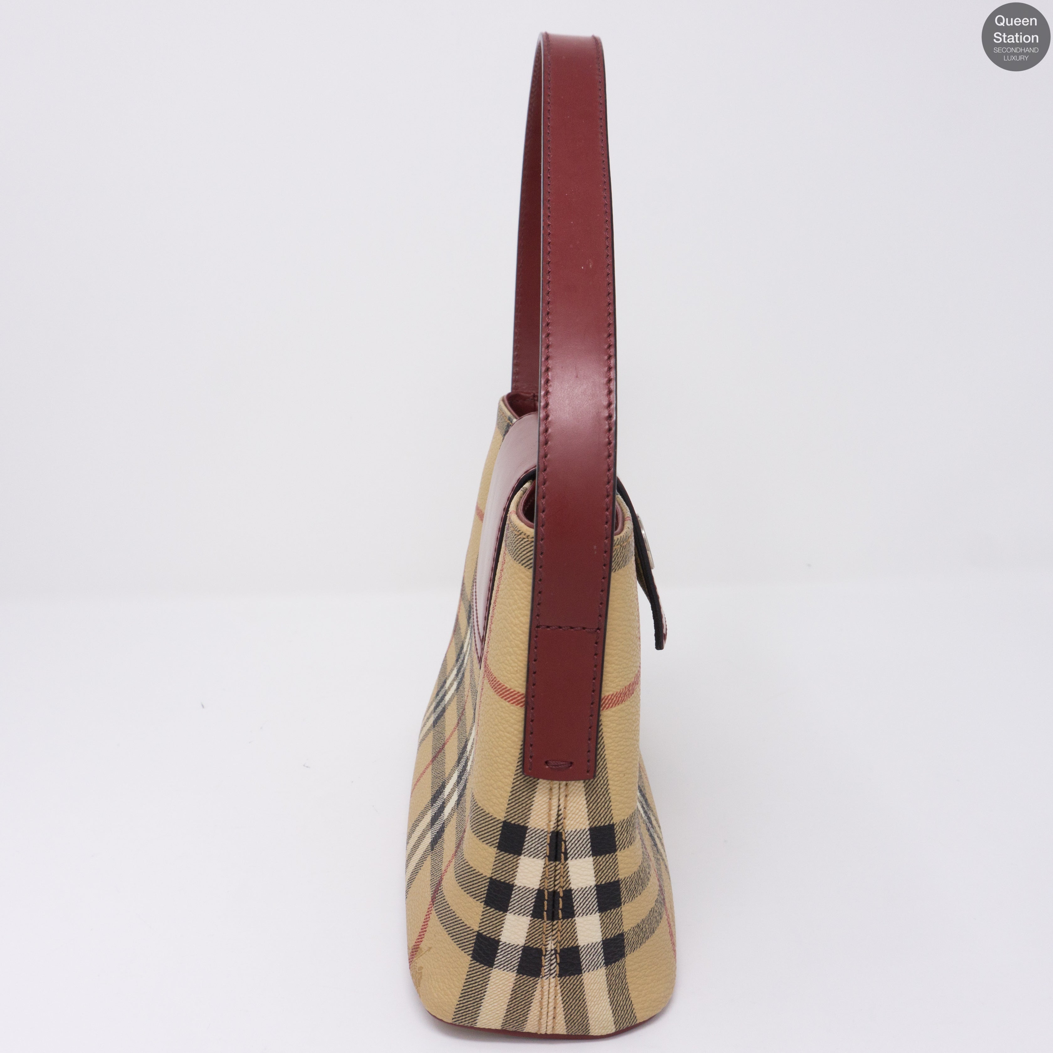 Nova Red Checked Small Handbag