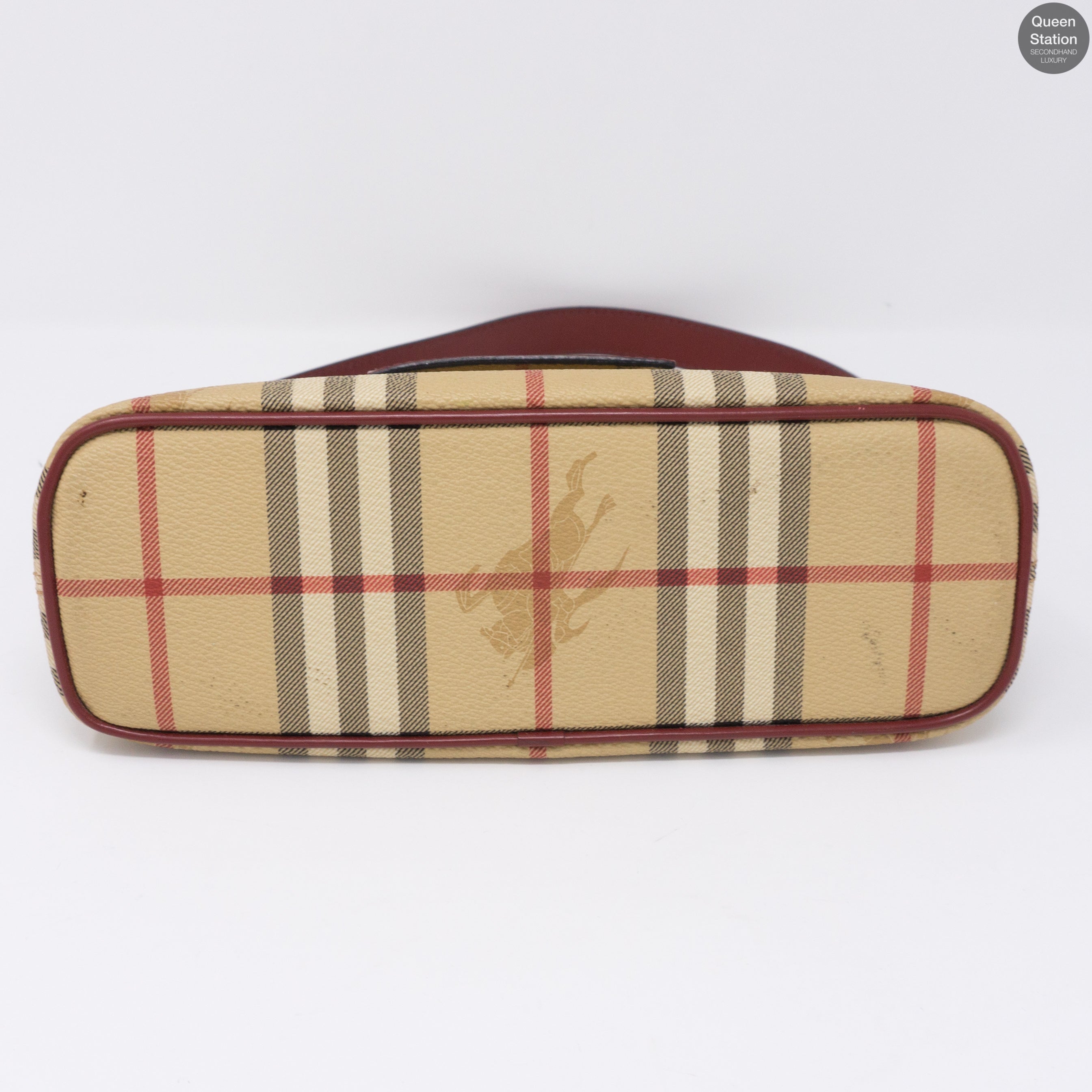 Nova Red Checked Small Handbag