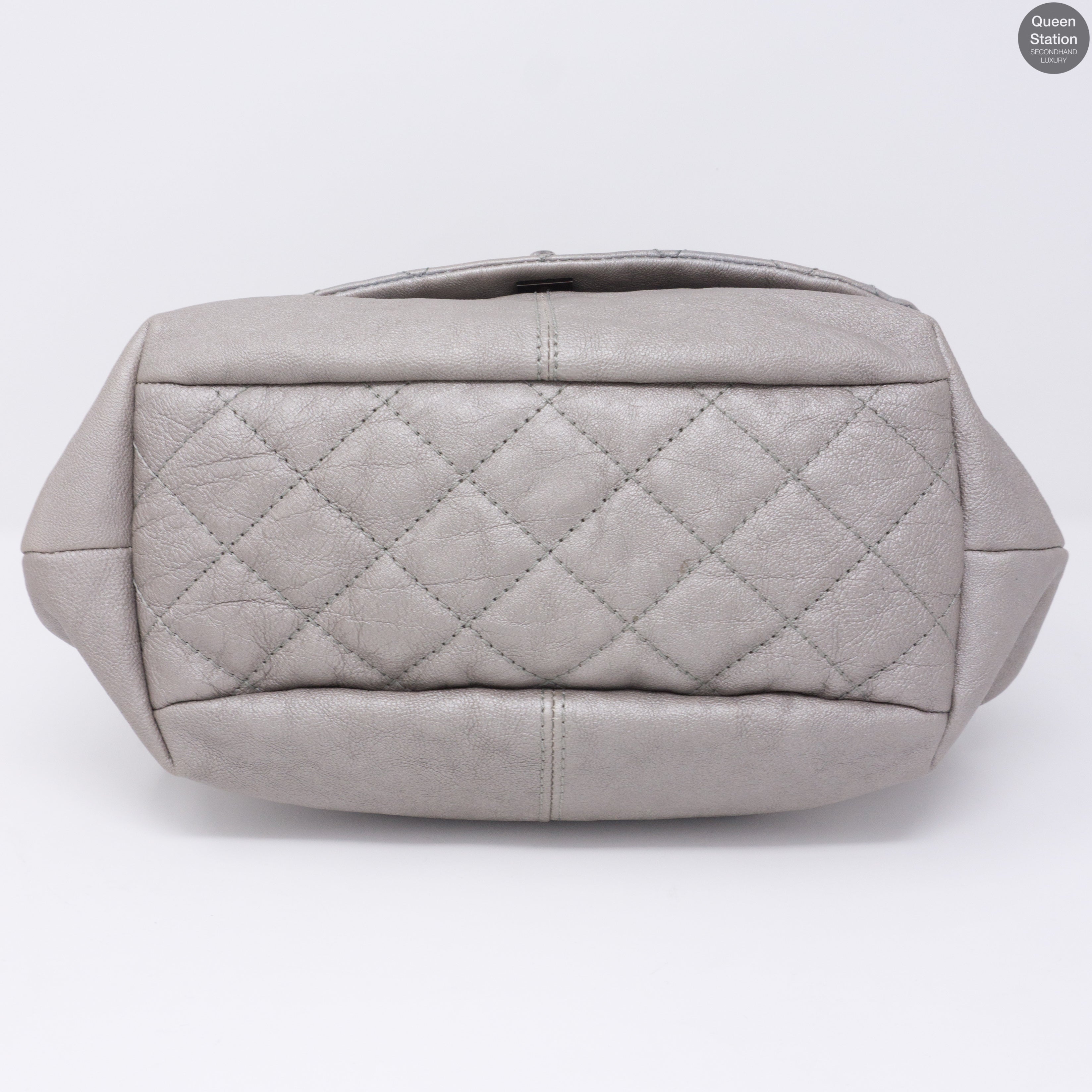 Quilted Soft Flap Medium Shoulder Bag